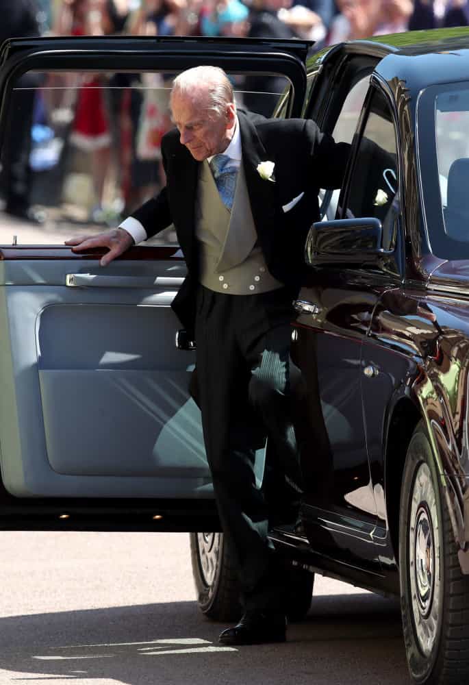 Seis semanas después de su artroplastia de cadera, asistió a la boda del príncipe Harry y Meghan Markle, en mayo de 2018.