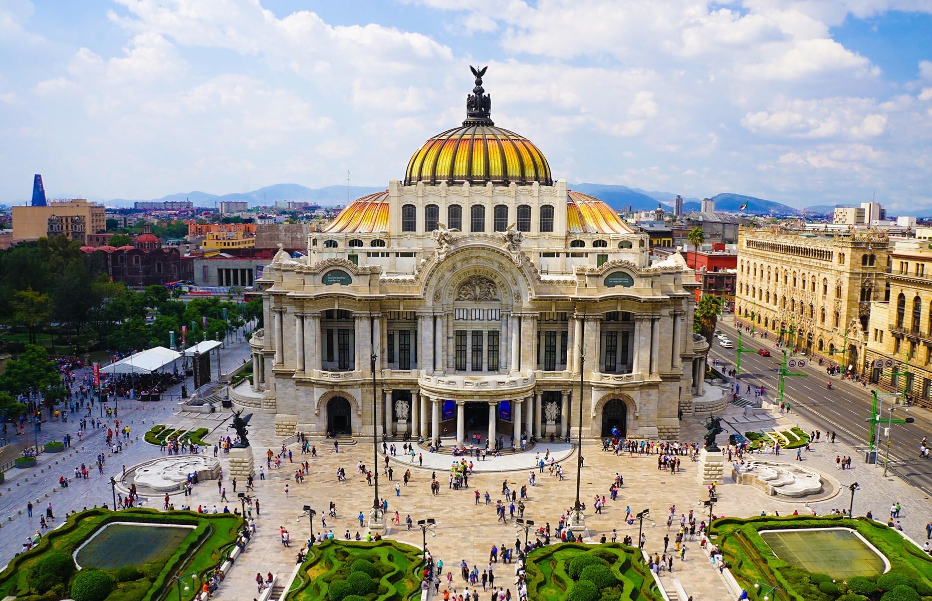 There is no end to Mexico City's charm. From leafy suburbs like Coyoacán and laid-back San Ángel to the excavated Aztec Templo Mayor, this cosmopolitan and beautiful place has lots to offer. The food scene is world-renowned and its famous Palacio de Bellas Artes (pictured) is one of the most significant cultural centres in the capital.