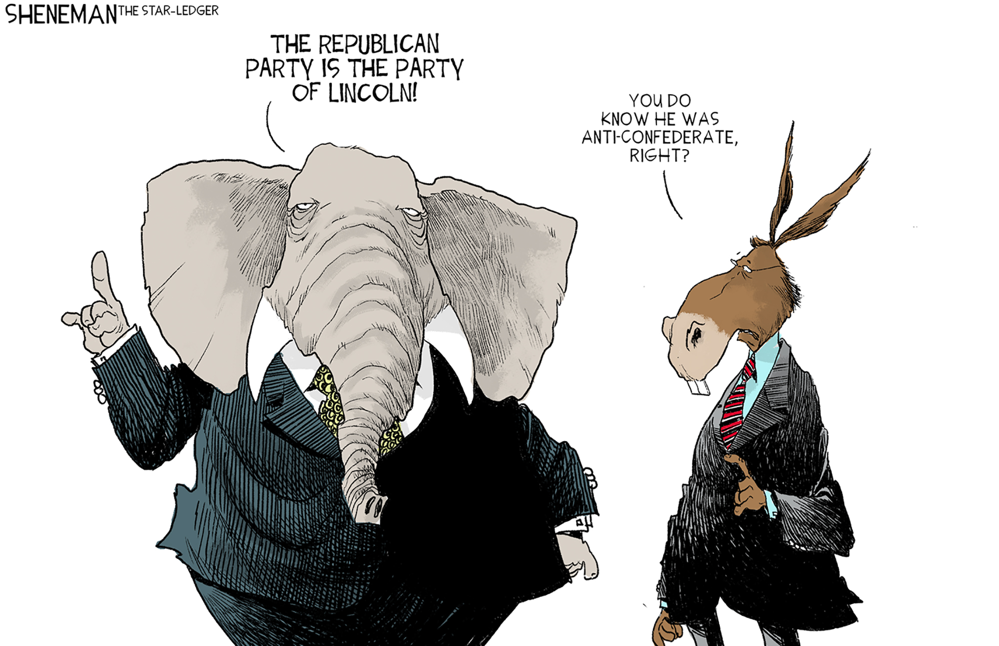 Slide 6 of 50: Drew Sheneman/The Star-Ledger