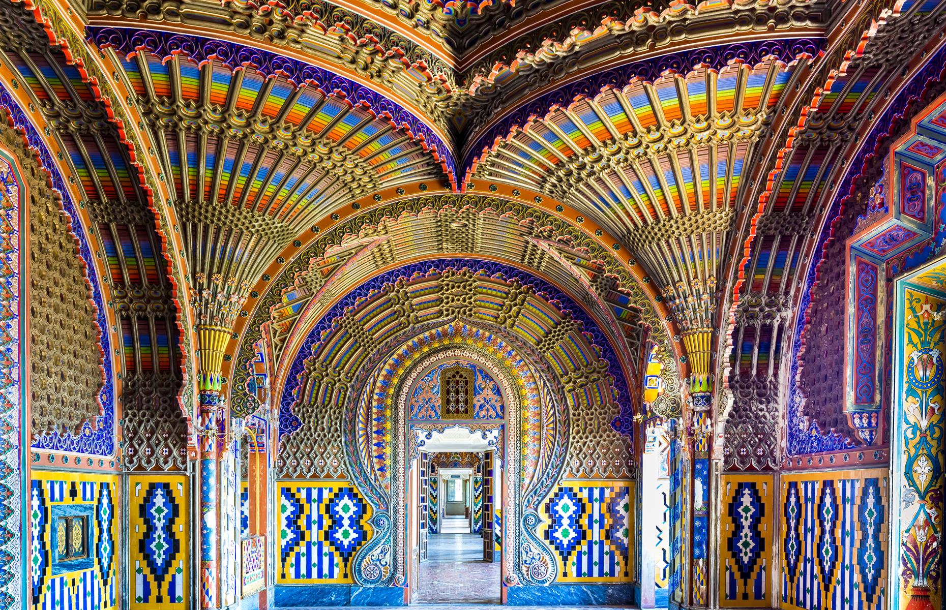 <p>Inside, the elaborate décor is as pristine as the day it was made. The bright colors and glorious patterns continue to dazzle despite the building having stood empty since it was abandoned in the 1990s. Although uninhabited, the house hasn't been forsaken. Could you turn your back on such an incredible place?</p>