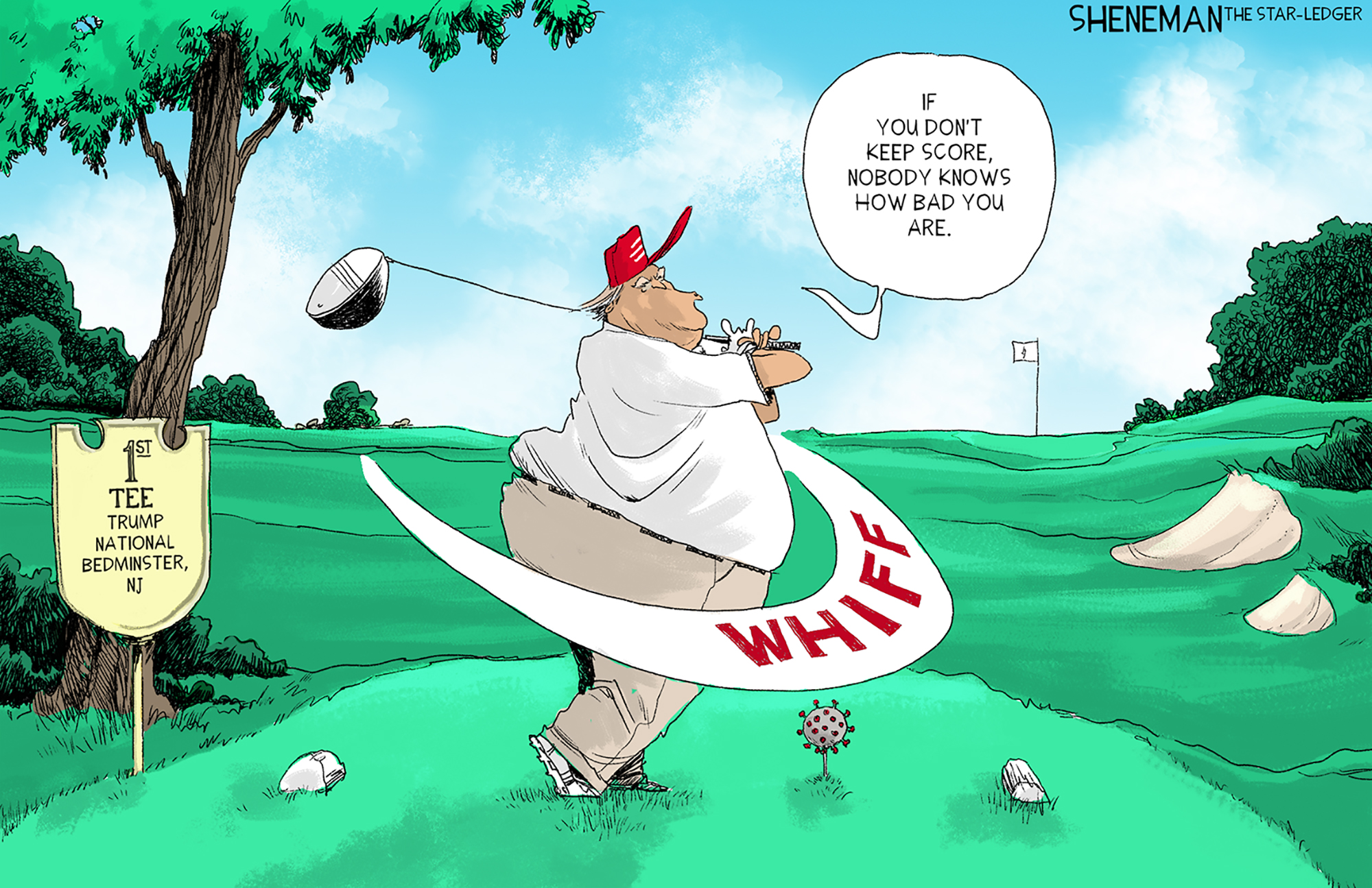 Slide 6 of 50: Drew Sheneman/The Star-Ledger