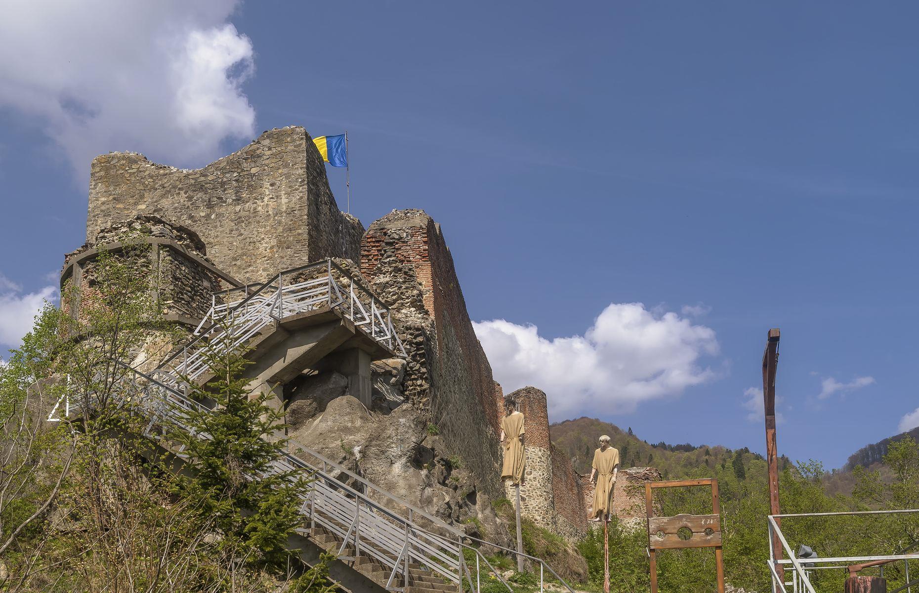 Slide 17 of 29: The castle fell into disrepair after Vlad’s death and was in ruins by the 17th century. A landslide in 1888 and an earthquake in 1913 caused further damage but repairs were made and today, tourists are welcome – although those steps keep away all but the most determined. Take a look at incredible abandoned subway stations from around the world.