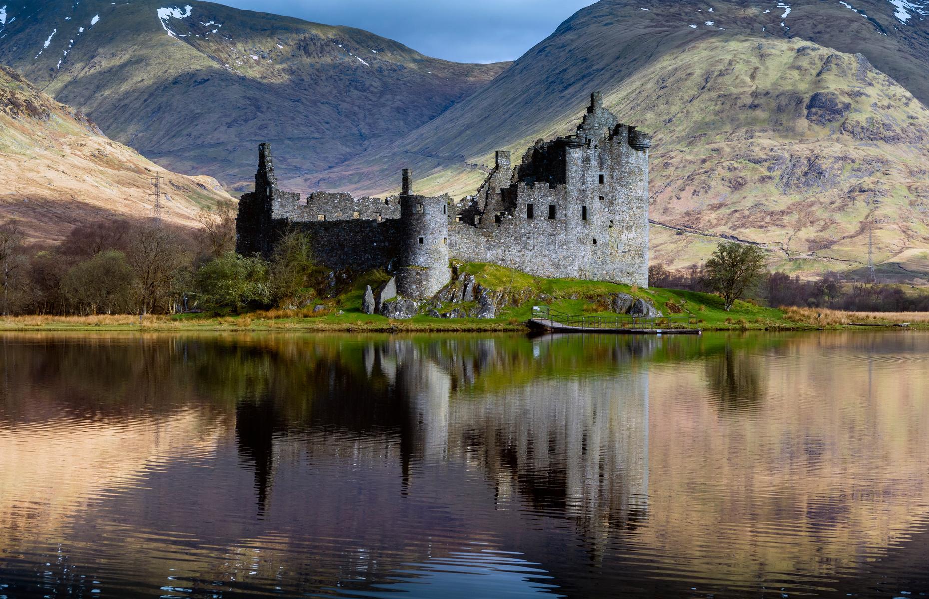 Slide 27 of 29: Around 1760, a violent storm raged and lightning struck the castle, irrevocably damaging the building. It was abandoned and left to rot and ruin. Discover the world's most awesome abandoned underground attractions.