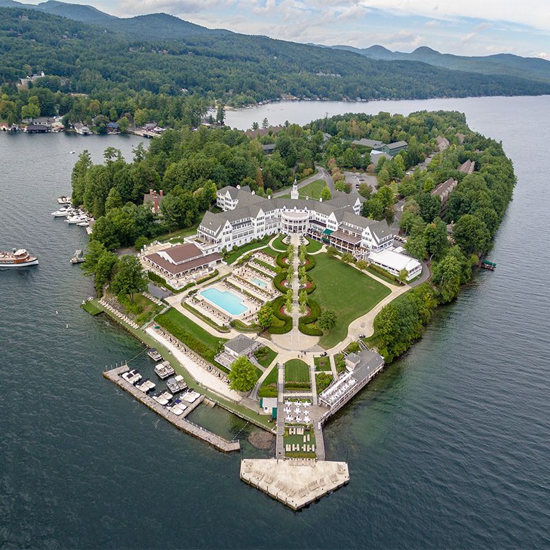 <p>The idyllic town of Lake George lies up in the Adirondack Mountains. Nicknamed the "Queen of American Lakes," Lake George itself drains into Lake Champlain further up the coastline. It's the perfect place for those who want the fun of a quaint lake town that isn't too crowded or loud. </p>