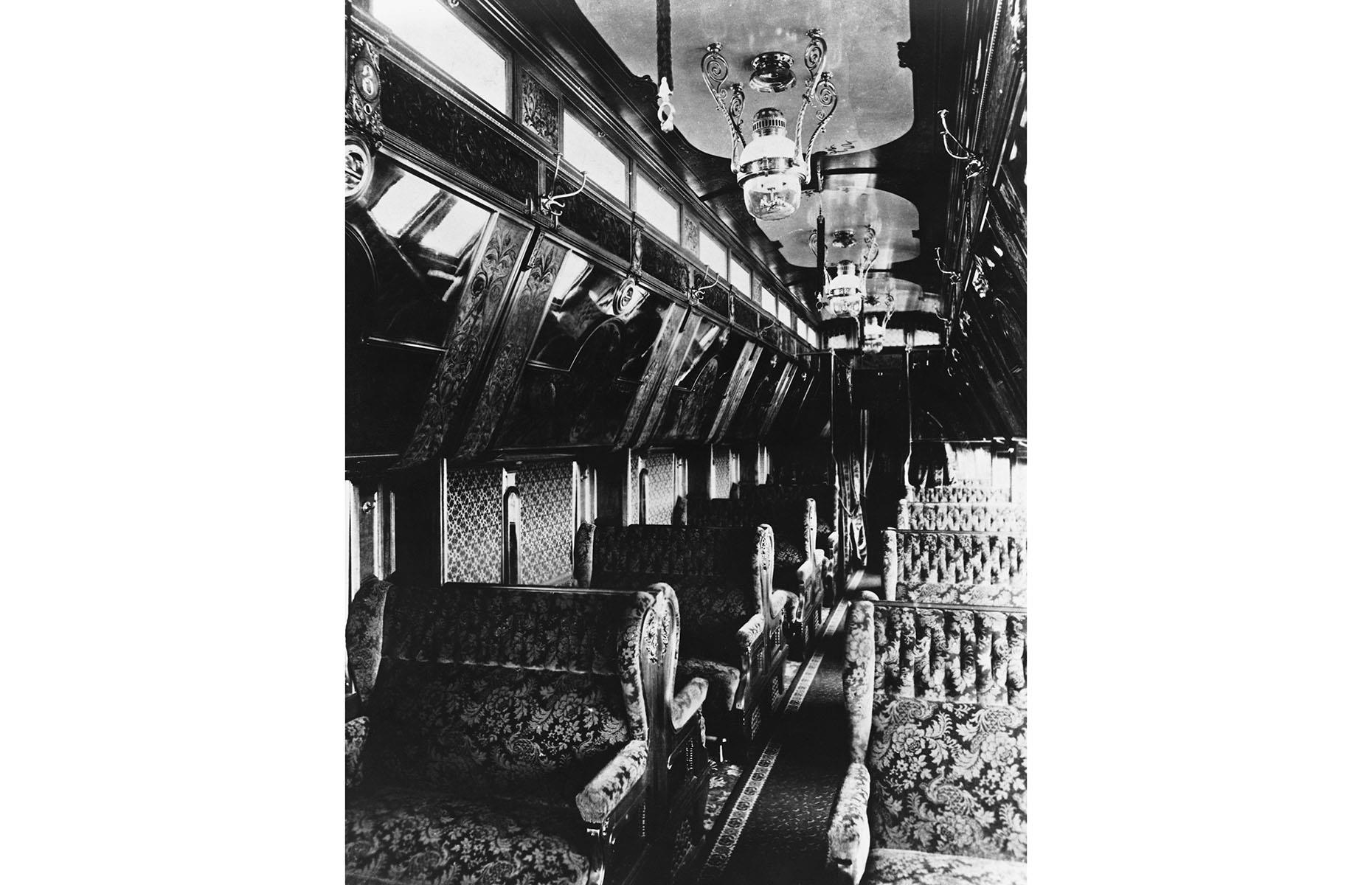 Before the turn of the 20th century, rail travel was expensive, especially in America, but Chicago-based Pullman Company, led by George Pullman found a way to make it even more luxurious. Founded in 1867, the company produced a range of ornate dining, sleeping and parlour cars and even private cars for the super wealthy. These cars would be attached to commercial passenger trains and were essentially mini mansions on wheels.