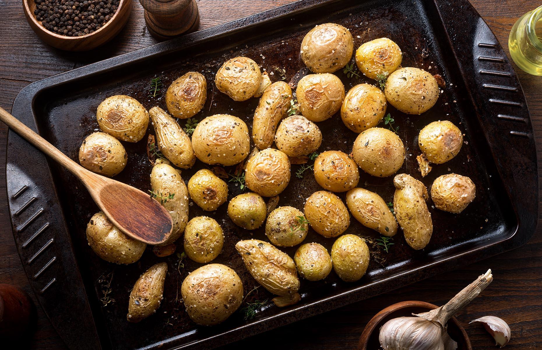 чесночная картошка рецепт с фото