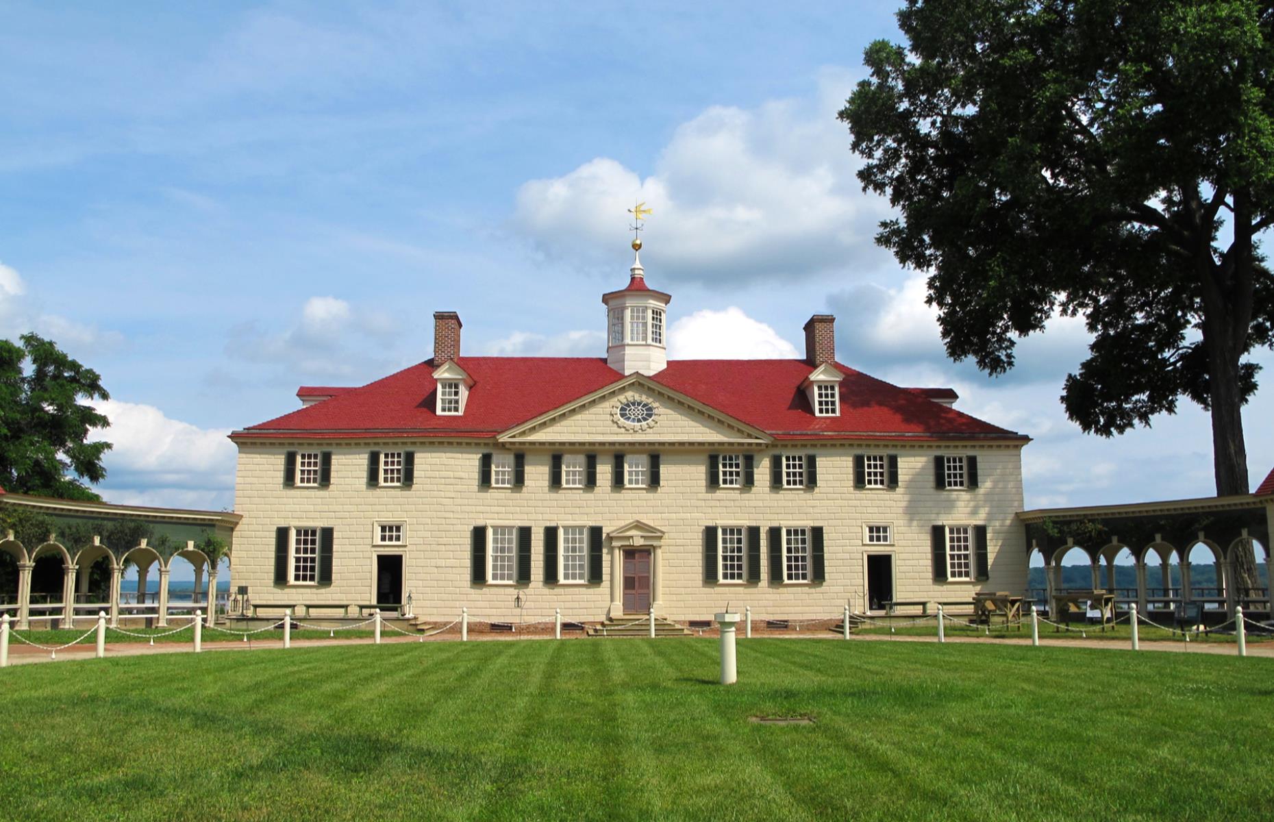 <p>This sprawling mansion was the home of George Washington, America's first president. Perched on the banks of the Potomac River, Mount Vernon's 21 rooms are immaculately preserved and fronted by extensive gardens. But this was also the site of Washington's plantation where he enslaved men, women and children. Their story is told through a special exhibition, Lives Bound Together.</p>