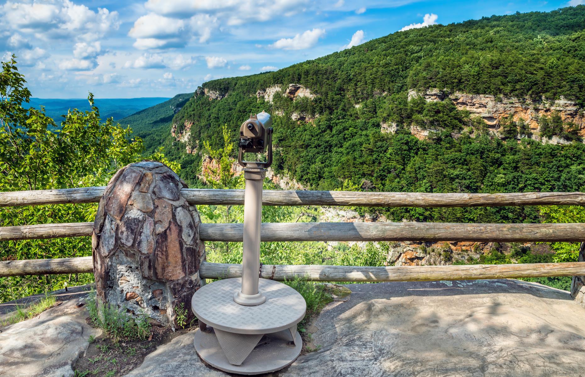 <p>Georgia’s <a href="https://gastateparks.org/CloudlandCanyon">Cloudland Canyon State Park</a> has several campgrounds but road-trippers looking for wide open spaces and proximity to vistas of the forest-clad canyon should motor on to the East Rim. Facilities are on the basic side, with just one shower block, but that hardly matters. The campground is also close to trails winding deep into the canyon, passing waterfalls and caves. These are <a href="https://www.loveexploring.com/galleries/76836/these-are-the-worlds-most-beautiful-waterfalls">the world's most beautiful waterfalls</a>.</p>