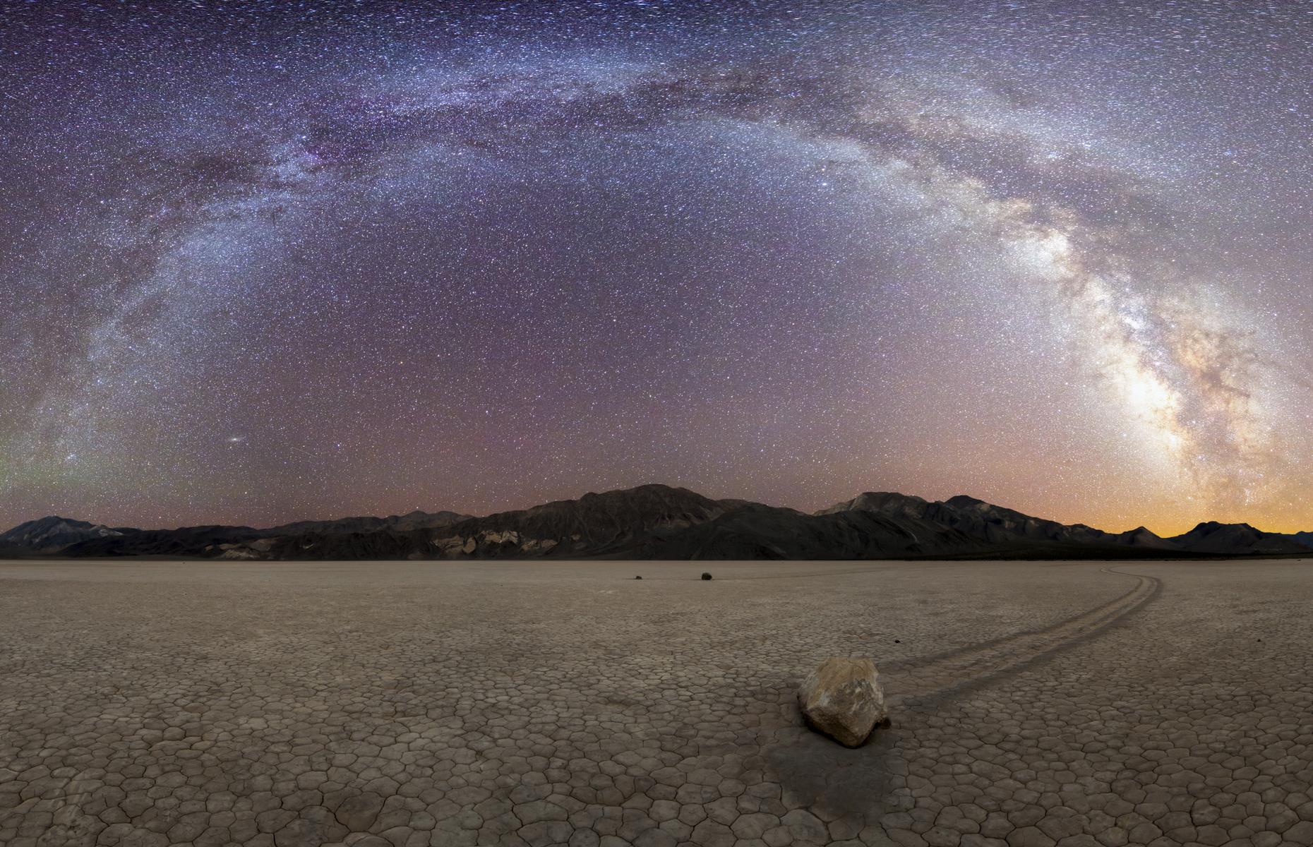 <p>After improving its external lighting and night sky visitor education facilities, Death Valley became the third member of the US National Park System to be designated an International Dark Sky Park. The rolling Mesquite Flat Sand Dunes are a popular spot for night-sky photographers, as well as the Harmony Borax Works, with its evocative historic mule cart. </p>