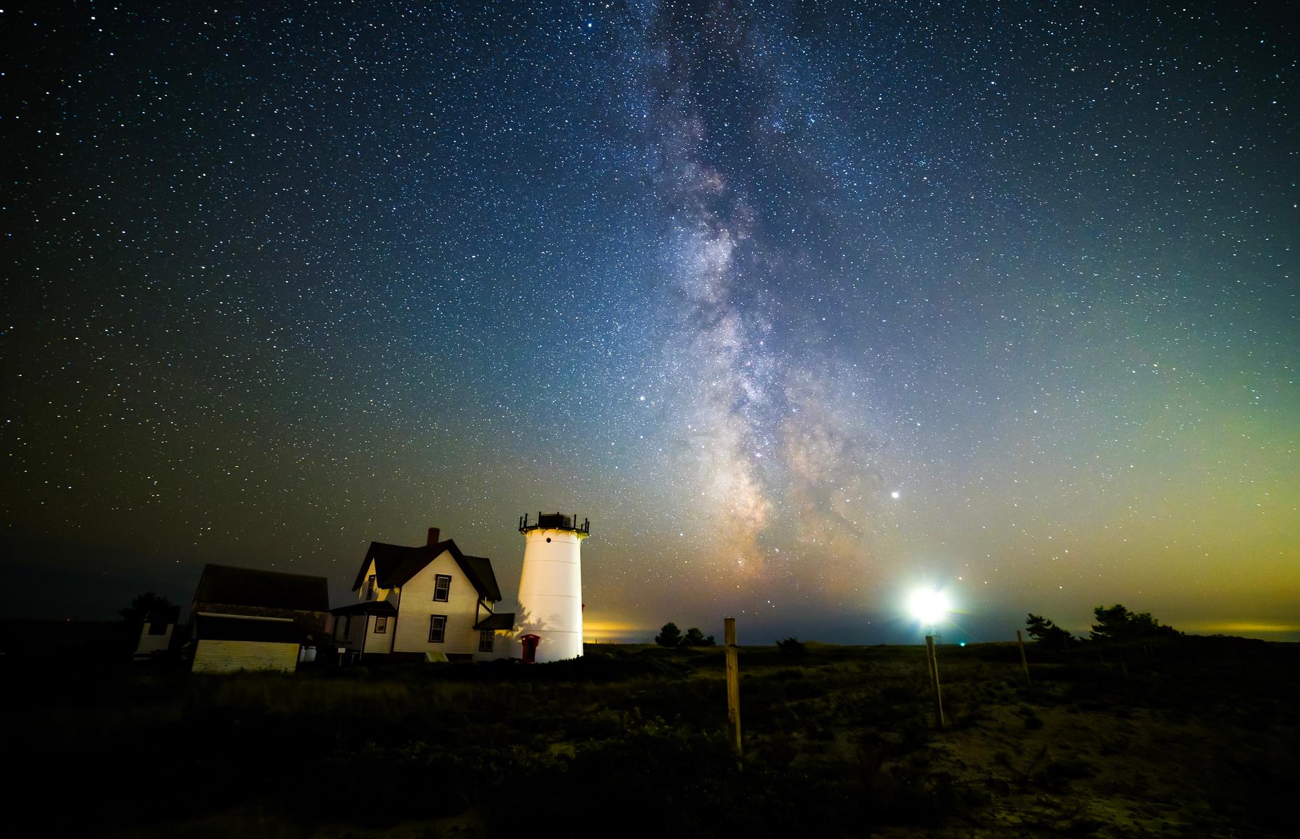 <p>It was reported in 2016 that 80% of Americans <a href="https://www.vox.com/2016/6/10/11905390/light-pollution-night-sky">can no longer see the Milky Way</a> where they reside. And while a remote location is your best bet for obscure sights (the Omega Nebula, the Andromeda Galaxy), you don’t have to travel far from civilization for our miraculous galaxy to reveal itself. At least not in Massachusetts, where the water-surrounded Cape Cod peninsula dazzles many a night. The <a href="http://www.capecodastronomy.org/">Cape Cod Astronomical Society</a> usually holds regular star parties, but <a href="http://www.capecodastronomy.org/meetings-events/calendar/">check the calendar</a> for this year's schedule. </p>