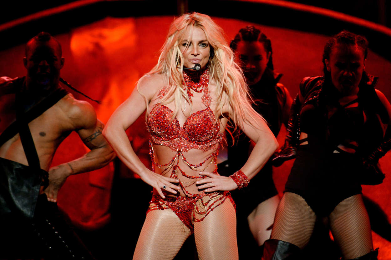 Slide 14 of 17: By 2016, Britney was back in full control, with a popular residency in Las Vegas and commanding performances at show like 2016's Billboard Music Awards.