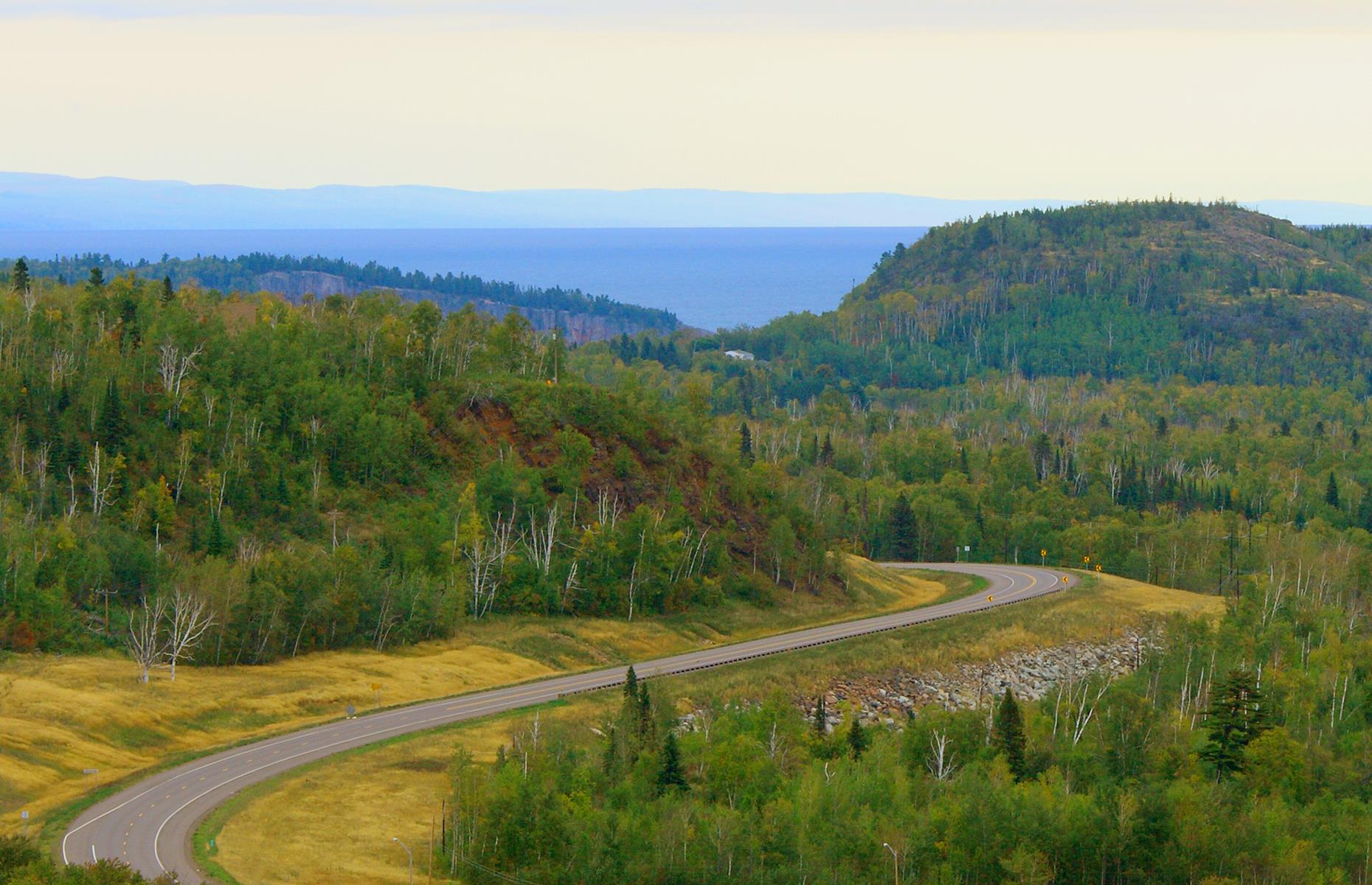 <p>Most travelers complete this long-weekend road trip in two parts. The first, less scenic half takes around two hours 15 minutes and unfolds on the I-35 from Minneapolis to Duluth. The second half more than makes up for it. After an overnight in Duluth (<a href="https://www.visitduluth.com/covid-19">the tourist website is the best place for updates</a> on dining and lodgings), drivers can take in breathtaking vistas along the Minnesota State Highway 61, traveling on up the North Shore to Grand Marais. </p>