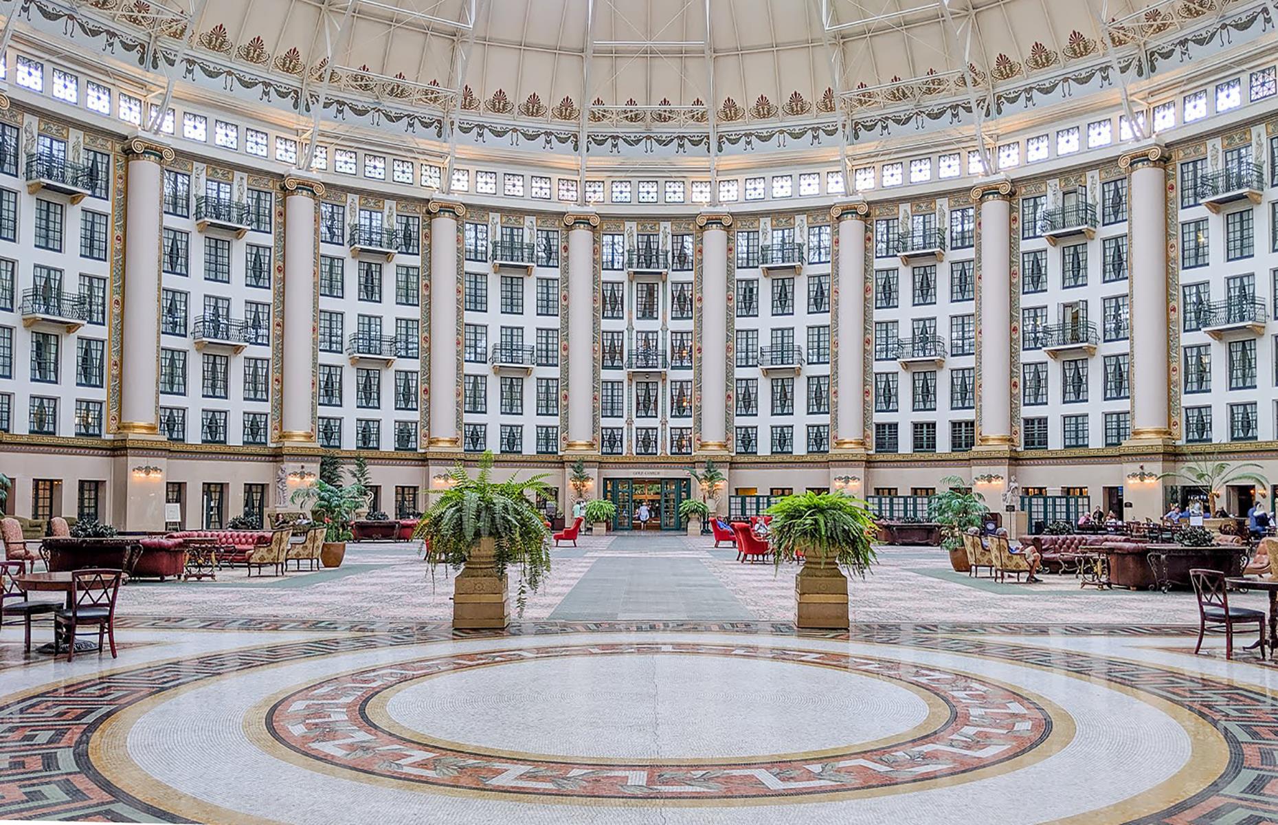 <p>Fancy a spa weekend away? Why not tune into French Lick Resort's <a href="https://www.frenchlick.com/tour/westbaden">virtual tours</a> and imagine you've been whisked away to the West Baden Springs Hotel for the weekend. Start by arriving through the atrium and check-in at the lobby, take a peek inside the library and finally relax at the indoor pool – all are best viewed in full-screen mode. One of America's most historic hotels, once named the eighth wonder of the world, its interiors are chock-full of charming historical detail. </p>