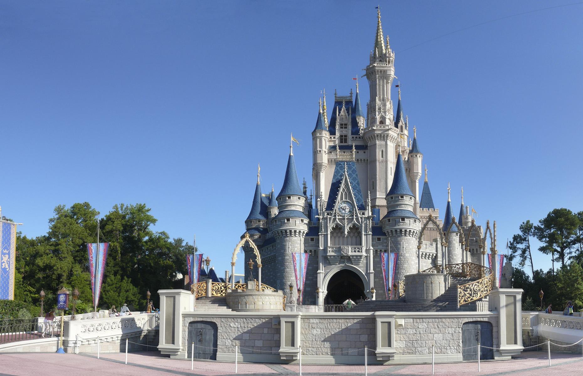 Slide 2 of 45: Disney’s Magic Kingdom, Florida, opened in 1971, was the first of the four Disney theme parks (and two water parks) in the Sunshine State. It’s where you’ll find the iconic Cinderella Castle with its 18 towers and spires, but there's also a whole other aspect you probably don't know about the park.