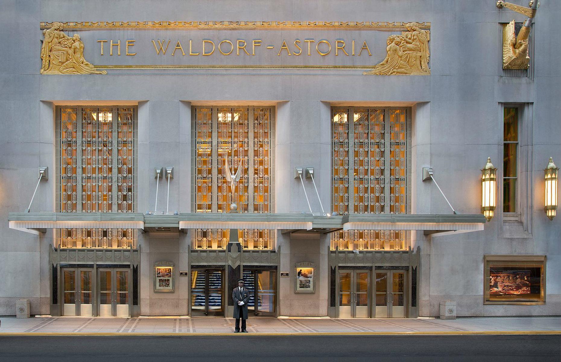 Slide 30 of 45: New York’s Waldorf Astoria hotel is a historic establishment that has hosted royalty, presidents and film stars over its long history. It's currently closed for refurbishment and isn't planned to reopen until 2021.