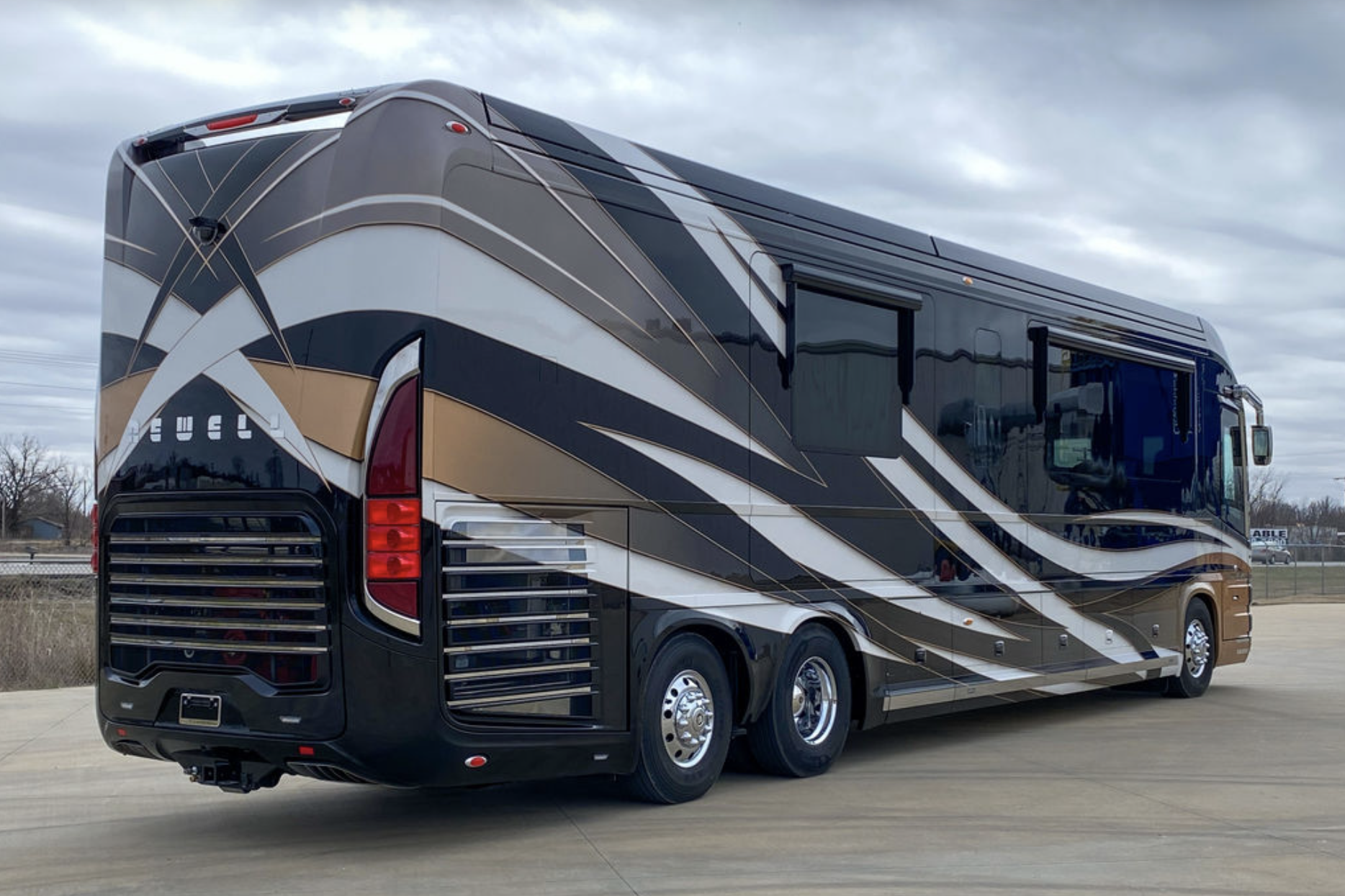 <p><strong>Price:</strong> Some models start at around $2.1 million <br>Newell's motorhomes use custom-engineered bodies and chassis, meaning they’re not conversions, but built from the ground up to be a luxury motorhome. <a href="https://www.newellcoach.com/new-motorhome-coach-for-sale--xNewInventory">Newell's p50</a> — the name is a nod to the company's 50th anniversary — is a collaboration with longtime partner Porsche Design.</p><p><b>Related:</b> <a href="https://blog.cheapism.com/most-amazing-porsches/">20 Porsches We Dream About Driving</a></p>
