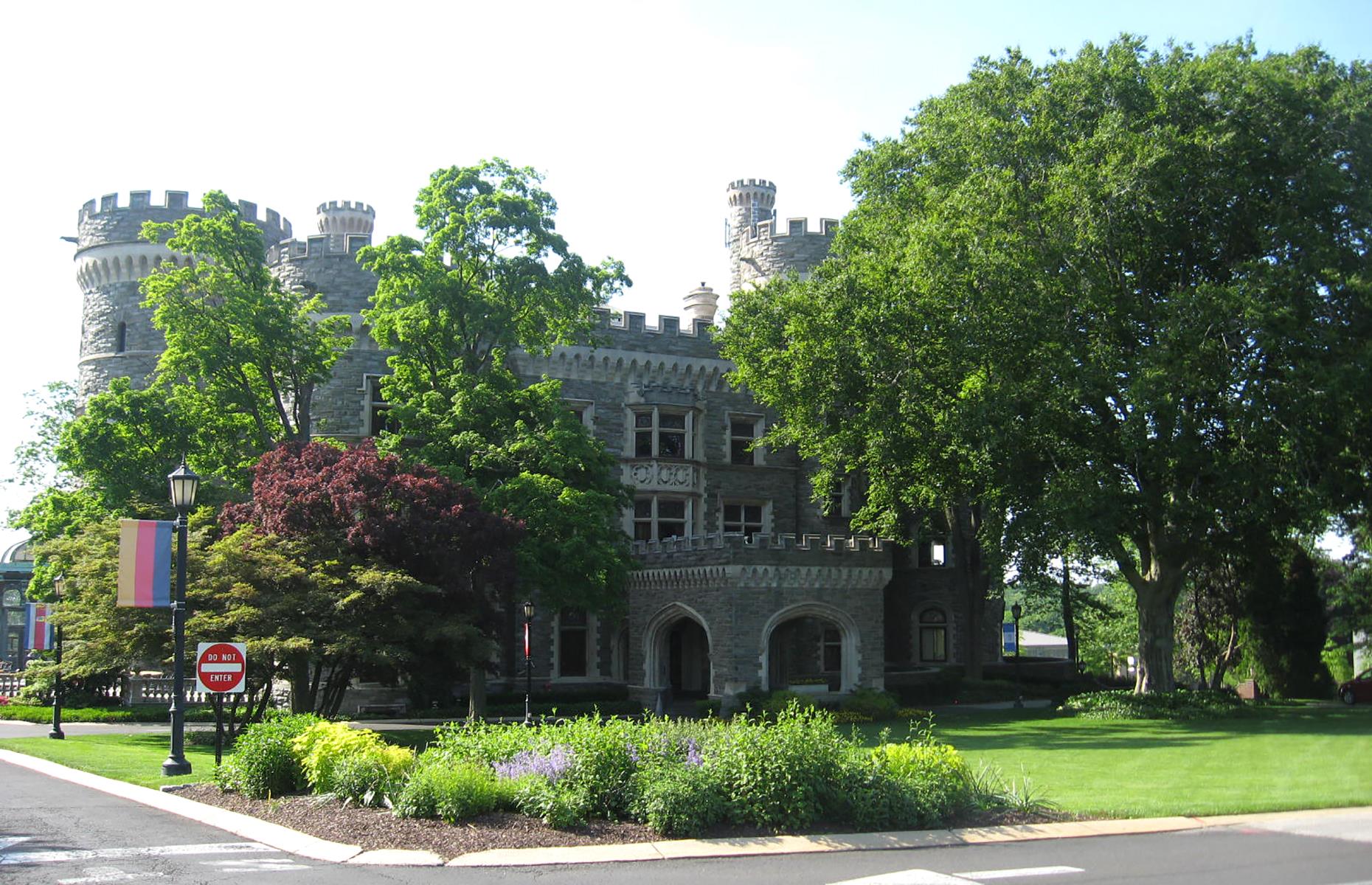 <p>You’ll find this 19th-century castle on the grounds of Arcadia University in Glenside. It belonged to William Welsh Harrison, who built the lavish property after his former estate was ravaged by a fire in 1893. He recruited young architect Horace Trumbauer who modeled his creation after majestic Alnwick Castle in <a href="https://www.loveexploring.com/news/64119/things-to-do-in-northumberland">Northumberland</a>, England. <a href="https://www.loveexploring.com/gallerylist/67038/30-of-europes-most-beautiful-castles">Take a look at Europe's most beautiful castles</a>.</p>