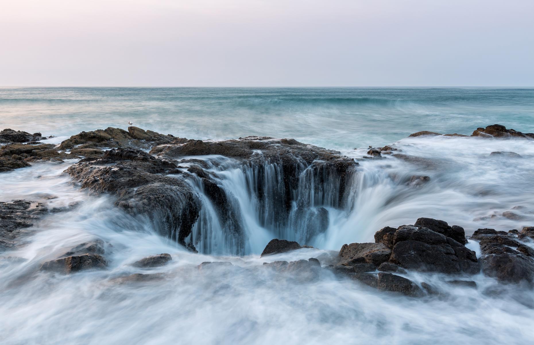 Thor's Well is an apt name for this watery spectacle off the coast of Oregon. The frothing sinkhole in the Cape Perpetua Scenic Area plunges to around 20 feet (6m) and is often dubbed the "drainpipe of the Pacific". It's thought that it was once a sea cave, before the roof collapsed and the bubbling well was formed. Take photos from the shore, but remember not to get too close: especially at high tide, the phenomena can be as dangerous as it is beautiful.