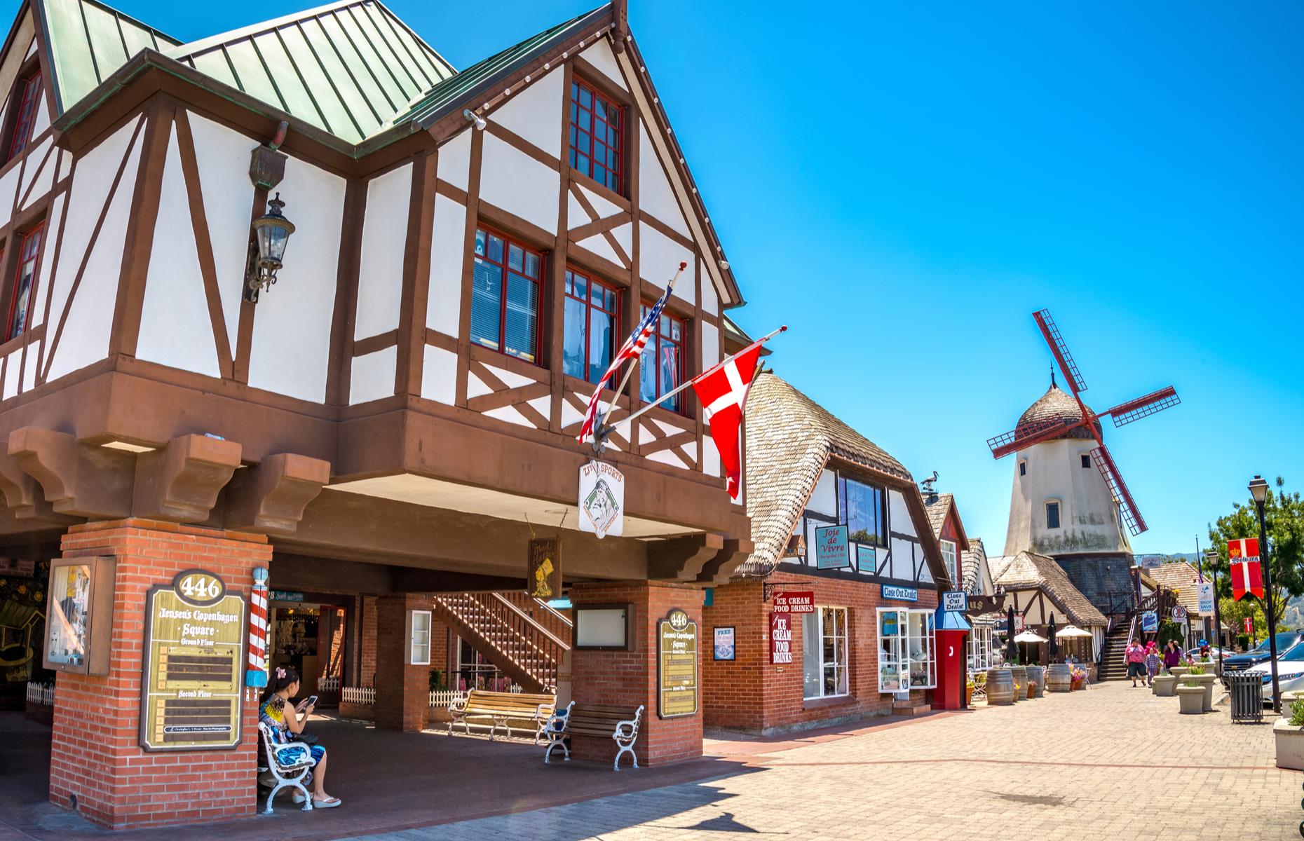 <p>A large windmill and Danish-style architecture characterizes this pocket-sized city in California, often called "Little Denmark". Time your visit for Danish Days, a lively festival celebrating the city's heritage (Solvang was founded by Danish settlers in 1911). The celebrations include traditional dance, music and food and have been an annual occurrence since 1936, although this year's events between 18-20 September move <a href="https://www.solvangdanishdays.org/">online</a> due to COVID-19. </p>