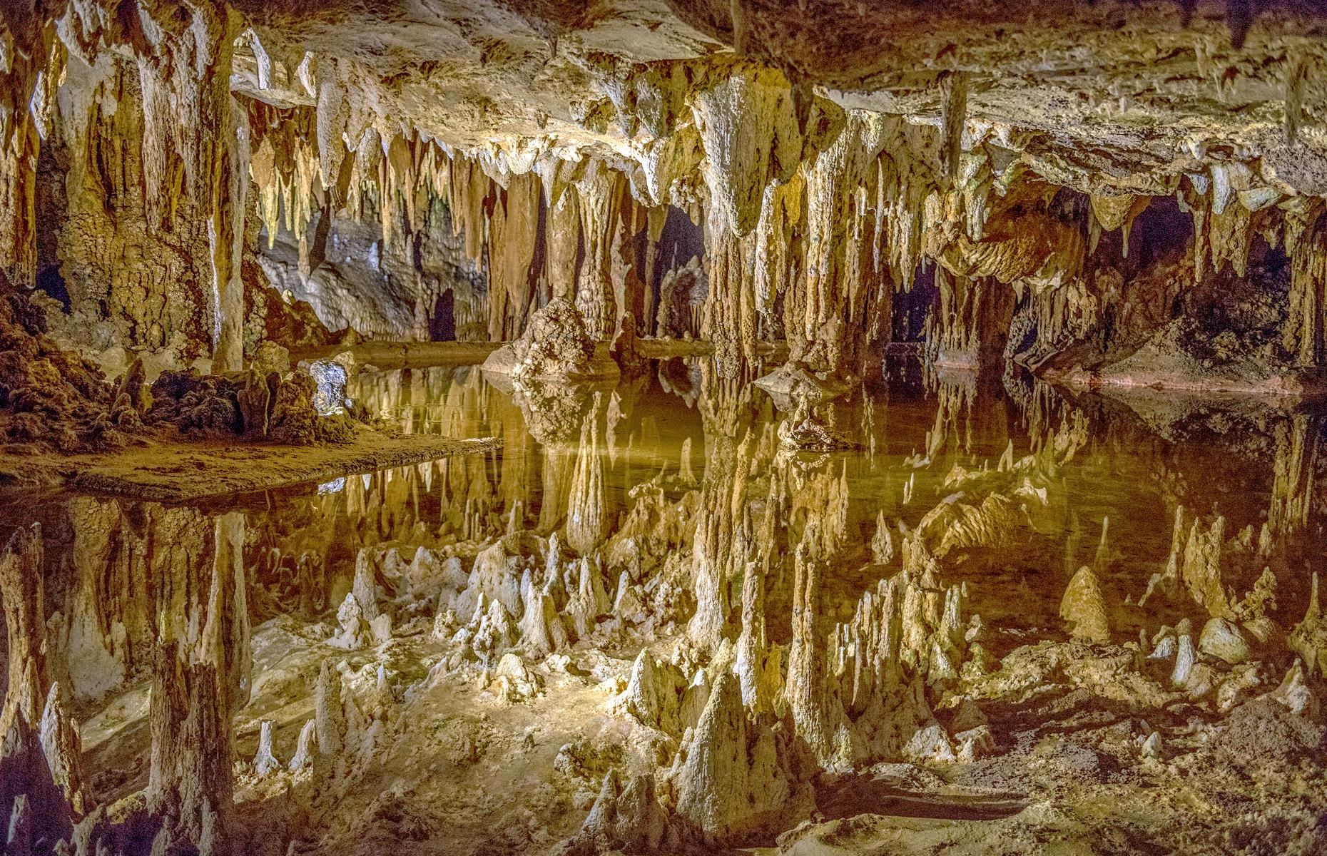 <p>These otherworldly caverns, the most extensive in the eastern United States, open out below the Shenandoah Valley's Blue Ridge Mountains. The sand-colored stalagmites and stalactites have sprouted over millions of years, and winding tunnels give way to echoing chambers. Most fascinating of all is Dream Lake: its 20 inches of water look much deeper due to the reflections on its glittering surface. There's also an organ that uses the rock formations to make sweet music. The caverns have reopened with <a href="https://luraycaverns.com/news/new-safety-measures-for-timeless-beauty/">new COVID-19 measures</a> in place for visitors. </p>