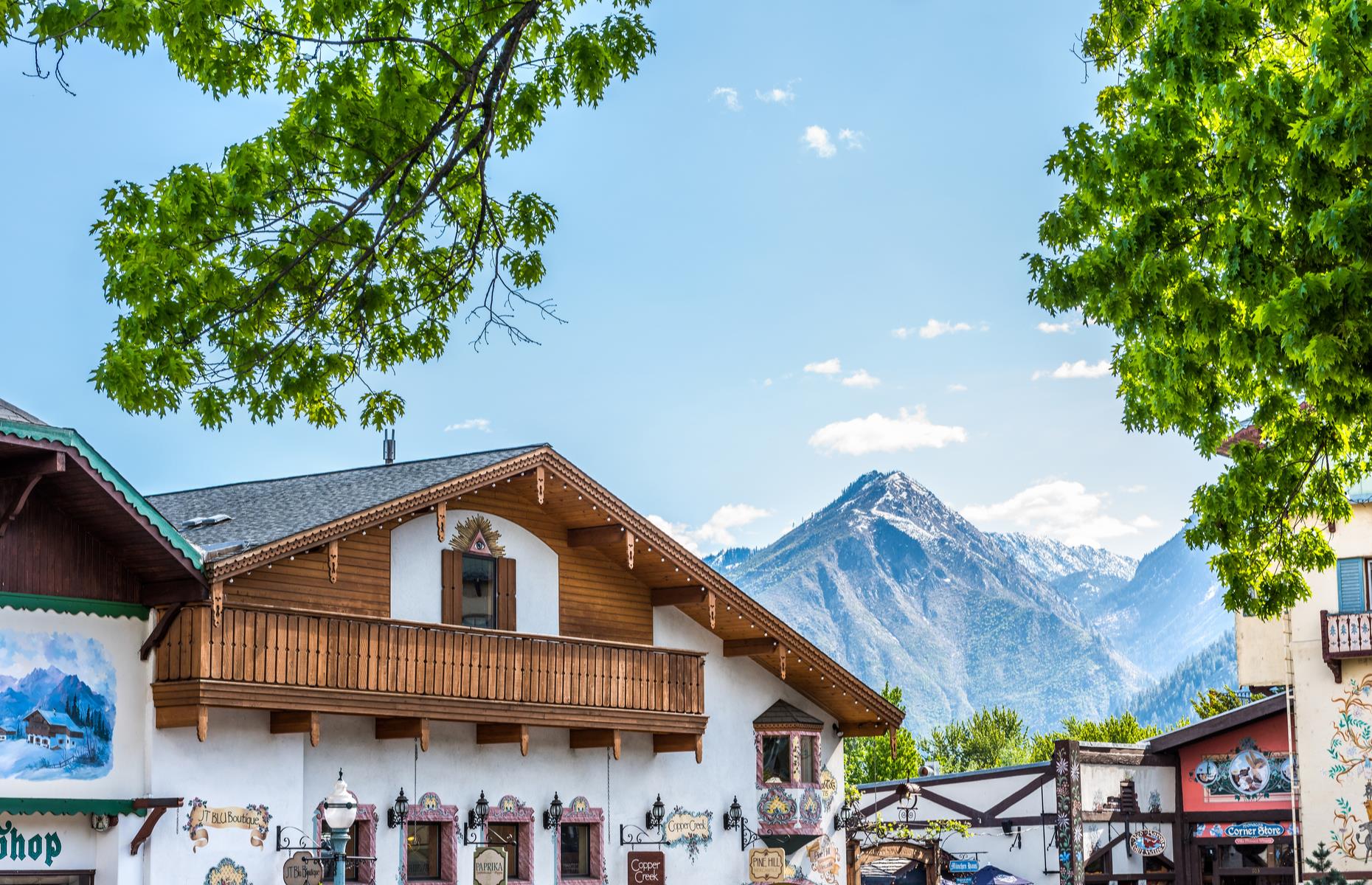 <p>You wouldn't expect to find this German-style village nestled at the foot of the Cascades Mountains, but downtown Leavenworth is a picture of Bavaria. Take in the Bavarian-style architecture, visit the colorful and quirky Nutcracker Museum (<a href="https://www.nutcrackermuseum.com/">currently closed</a>), before a hike in the mountains. Visit in October to experience Leavenworth's beer-soaked take on <a href="https://www.leavenworthoktoberfest.com/">Oktoberfest</a> – the next event is due to take place in 2021. <a href="https://www.loveexploring.com/galleries/83040/35-of-germanys-most-beautiful-towns-and-villages?page=1">Discover 35 of Germany's most beautiful towns and villages</a>.</p>