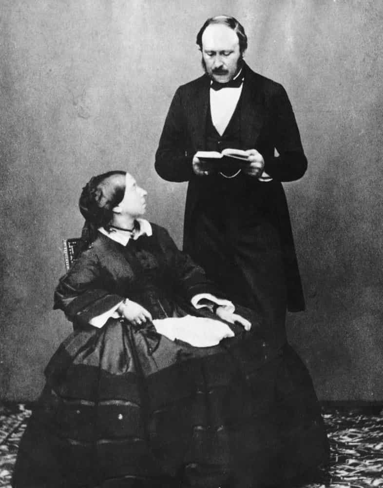 <p>Queen Victoria and Prince Albert had the same grandfather, Francis, Duke of Saxe-Coburg-Saalfeld. This makes them first cousins.</p>