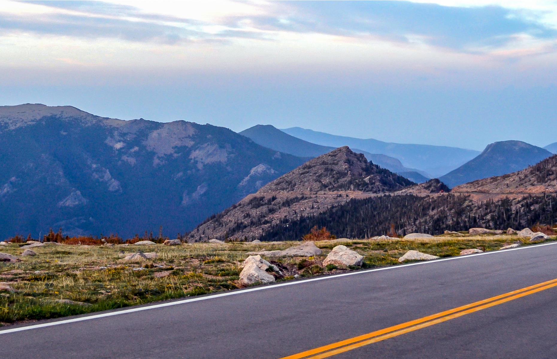 <p>Rocky Mountain National Park’s <a href="https://www.nps.gov/romo/planyourvisit/trail_ridge_road.htm">Trail Ridge Road</a> is the highest-elevated paved road in the US, and one of the best routes for an overview of this jaw-dropping wilderness. Meadows are scattered with purple and yellow wildflowers in spring, while in fall you’ll be surrounded by vivid foliage. Look out for bighorn sheep and elk grazing on the mountain slopes as you traverse its 48 miles (77km). <a href="https://www.loveexploring.com/news/75069/14-reasons-colorado-should-be-your-next-american-adventure">Here are 14 reasons why Colorado should be on your wish list</a>.</p>