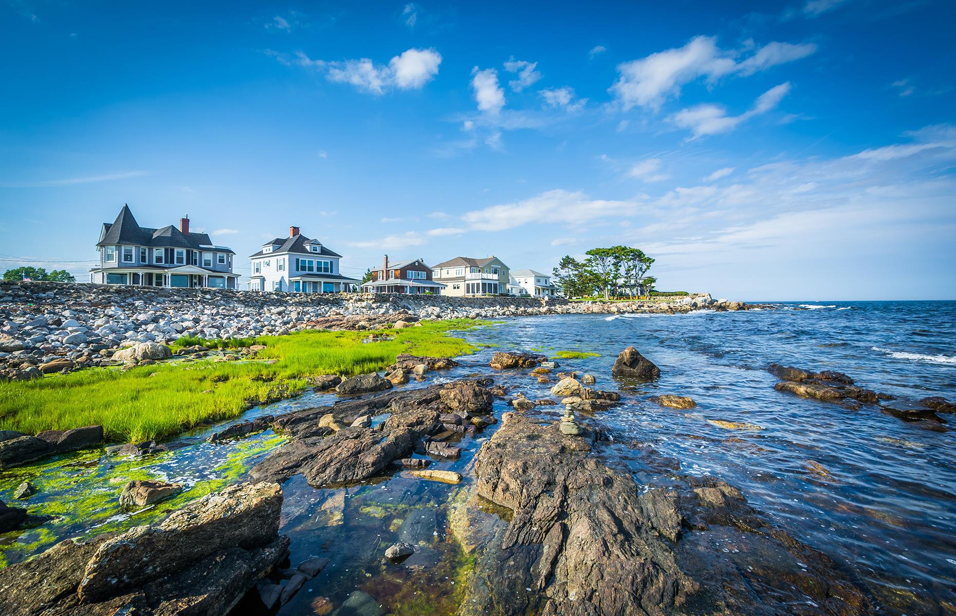 <p>Just over an hour away from Boston, this charming coastal town feels like a world away with its rugged rocky shore, peaceful beaches and the fantastic <a href="https://www.nhstateparks.org/visit/state-parks/odiorne-point-state-park">Odiorne Point State Park</a>. Sandwiched between The Hamptons and Portsmouth, Rye is a much more laid-back destination with excellent lobster shacks dotting the area between Rye's two beaches. Remember that if you're traveling to New Hampshire from non-New England states for an extended period of time, <a href="https://www.covidguidance.nh.gov/out-state-visitors">you're asked to self-isolate for two weeks</a>.</p>