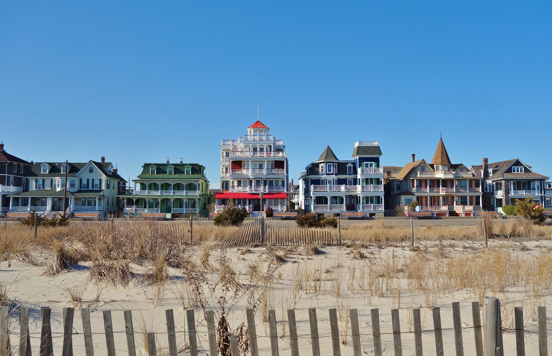 <p>A stroll along the seafront is a must-do when visiting this coastal charmer. Admired for its pristine beaches, the waterfront is also lined with pretty, colorful Victorian buildings. The preservation of these eye-catching structures helped the city earn its title of National Historic Landmark in 1976. Before traveling, <a href="https://covid19.nj.gov/faqs/nj-information/travel-information/which-states-are-on-the-travel-advisory-list-are-there-travel-restrictions-to-or-from-new-jersey">check the latest information on travel restrictions</a> in New Jersey.</p>