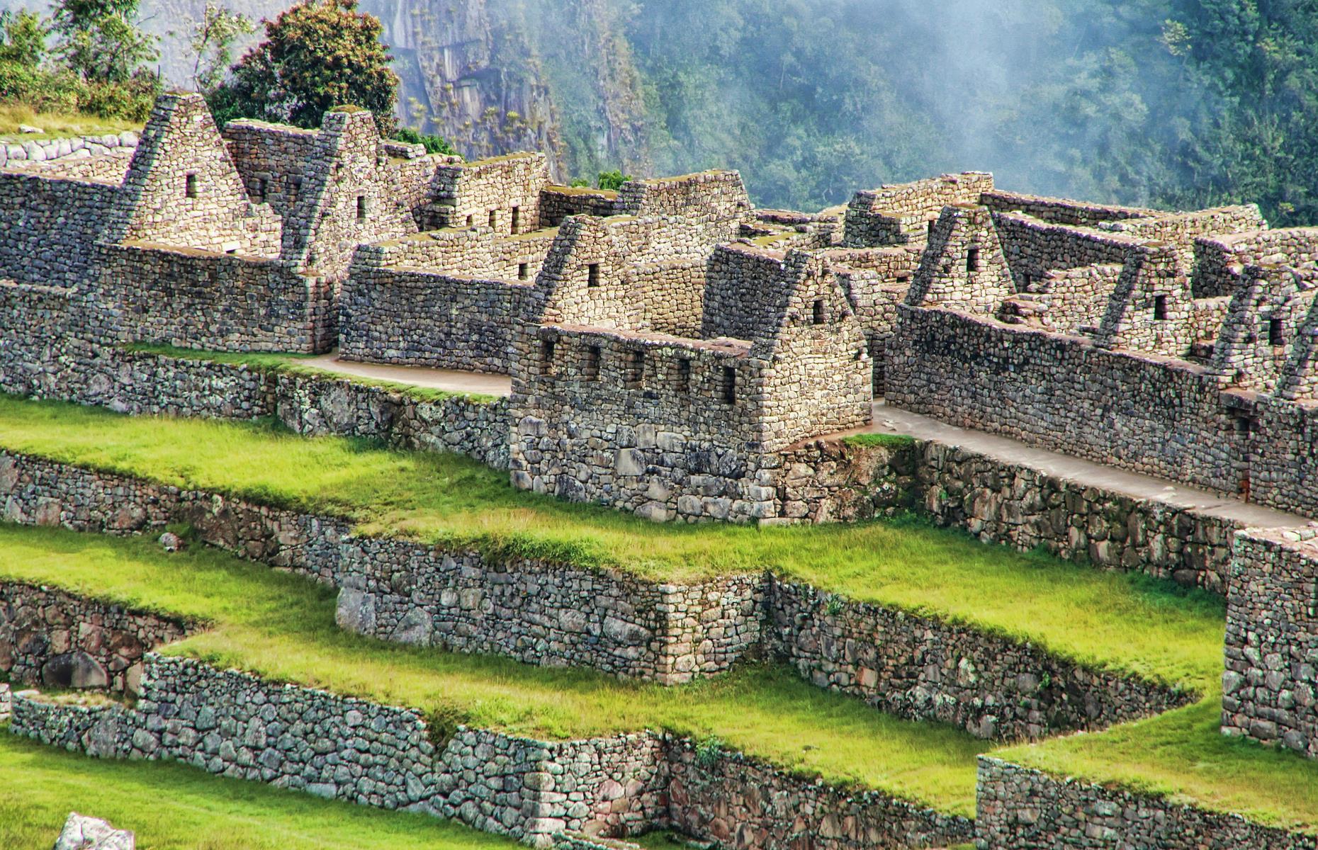 Slide 23 of 50: Archaeologists' interest in this Inca site is alive and well too, and a new study has revealed that a natural disaster shook the site during its construction, around AD 1450. In 2018, the Geological, Mining and Metallurgical Institute of Peru found damage to some of Machu Picchu's major landmarks (including the Temple of the Sun), which they attribute to a brutal earthquake. According to the experts, this caused the Incas to change their approach to Machu Picchu's construction part-way through.