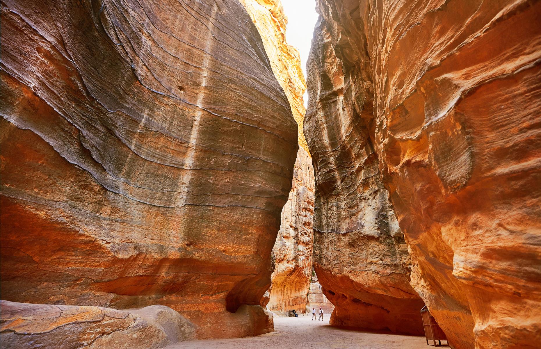 Slide 21 of 50: In 2016, satellites revealed a monumental structure in the ancient city. A huge, elevated platform, said to be the length of an Olympic swimming pool, was brought to light just 0.5 miles (0.8km) from Petra's center. Archaeologists have not yet made any firm conclusions about its purpose, but it's thought it could have been used for public displays or ceremonies.