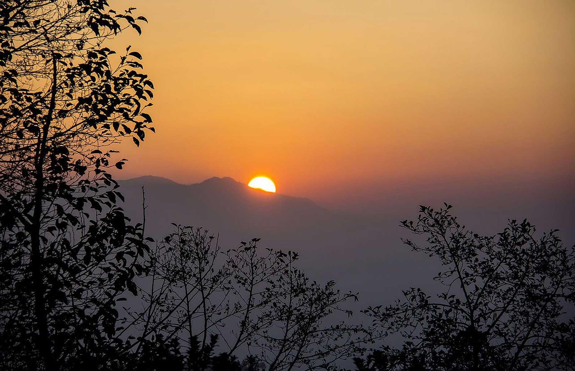 While sunrises against mountain ranges are always something special, imagine watching the dawn over one of the most impressive in the world. Nagarkot in Nepal offers some of the best possible views of the Himalayas and is well-known for how striking the snow-capped peaks look at 5am when the sun begins emerging. The hill station showcases vistas that stretch all the way to Mount Everest.
