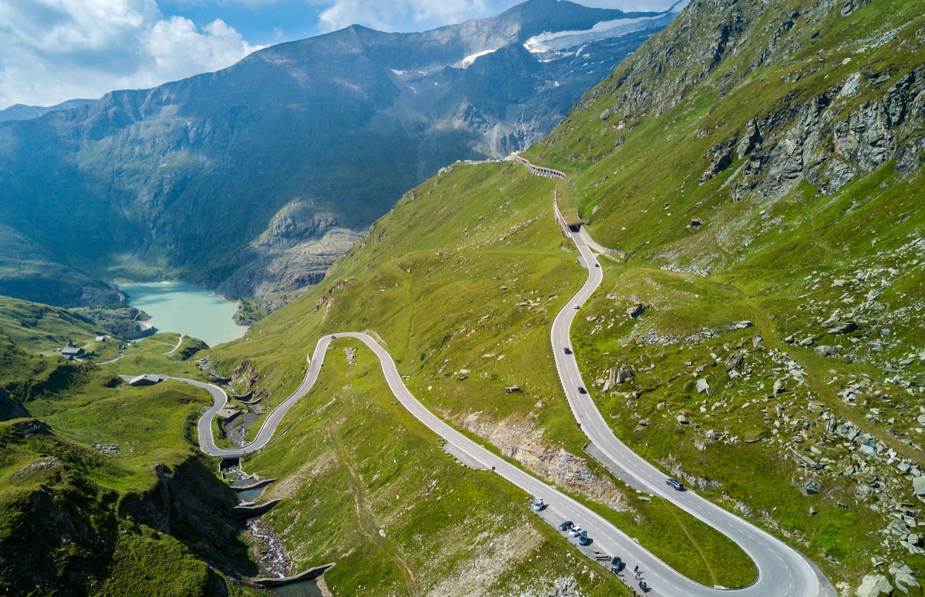 Follow Austria's most mesmerizing mountain pass to wind through the heart of High Tauern, the country's largest national park, and up its highest peak, the pyramid-shaped Grossglockner. The road has 26 sharp turns and sensational views all along the way. Thankfully, there are plenty of lookout points so designated drivers can also enjoy the incredible scenery: all alpine meadows, mountain forests, jagged cliffs and glaciers as far as the eyes can see.