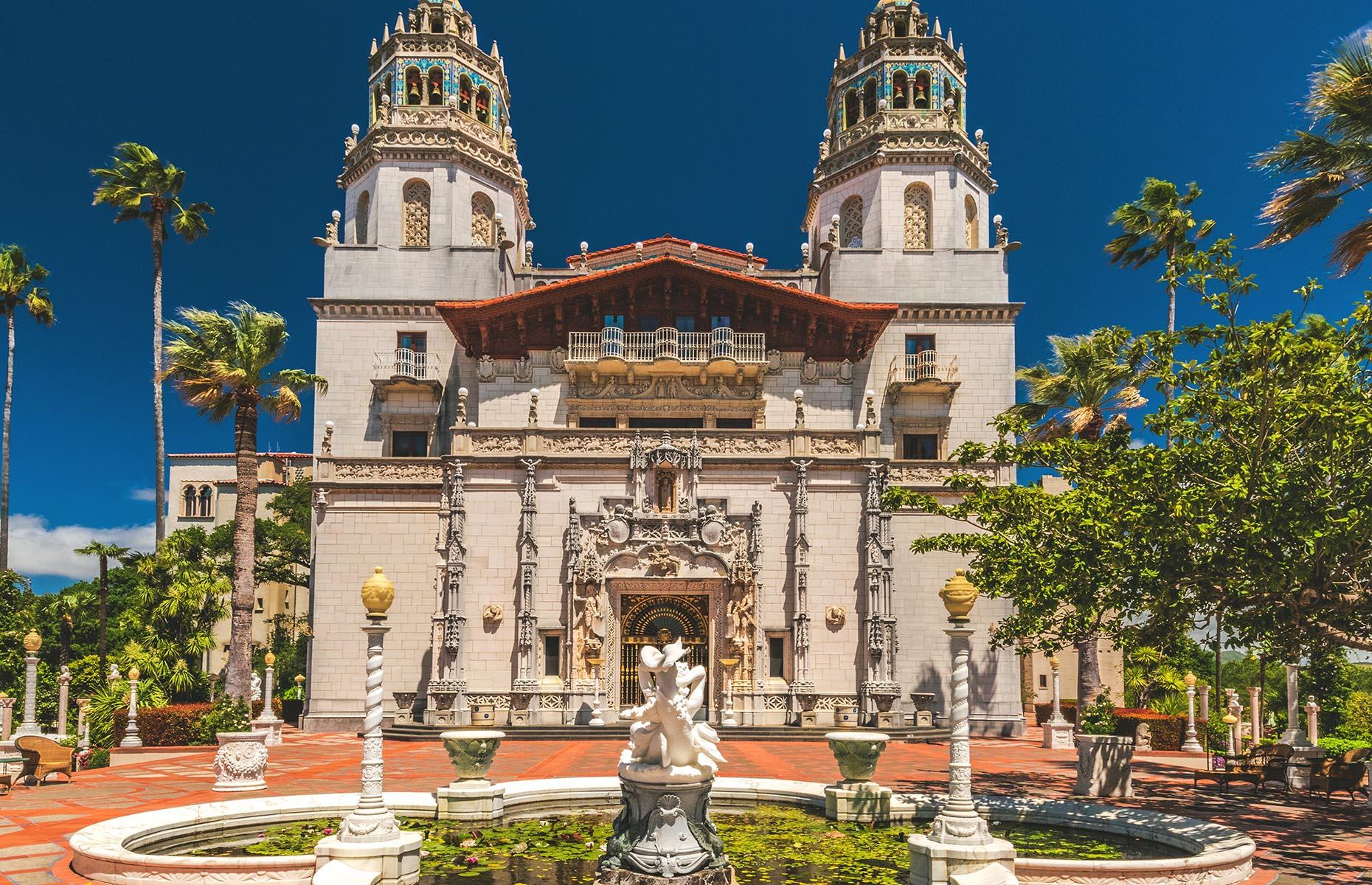 <p>Designed by architect Julia Morgan, this historic landmark, set atop a hill in San Simeon, was the home of media magnate William Randolph Hearst from 1919 to 1947. It's a majestic estate influenced by European architecture and comes complete with ornate swimming pools, manicured grounds and a series of grand rooms in the main residence, Casa Grande. <a href="https://hearstcastle.org/">Temporarily closed due to COVID-19</a>, it's usually open to the public offering all manner of tours, including art-focused explorations and evening trips.</p>