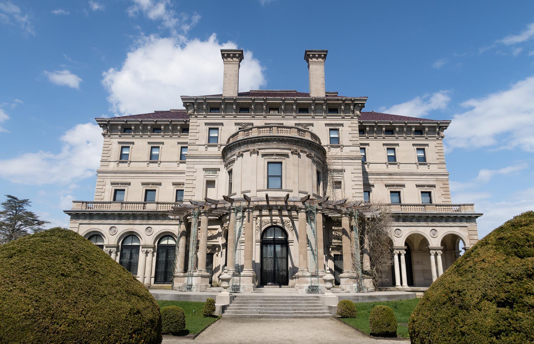 This extravagant country home in Newport was another exquisite property in the wealthy Vanderbilt family's portfolio. Inspired by the 16th-century palaces of Genoa and Turin, Commodore Cornelius Vanderbilt’s grandson, Cornelius Vanderbilt II, commissioned the renovation of this once-wooden cottage and transformed it into an Italian Renaissance-style palazzo. Its lavishly decorated rooms (think platinum, marble and intricate stonework) are some of the most impressive in all of America.