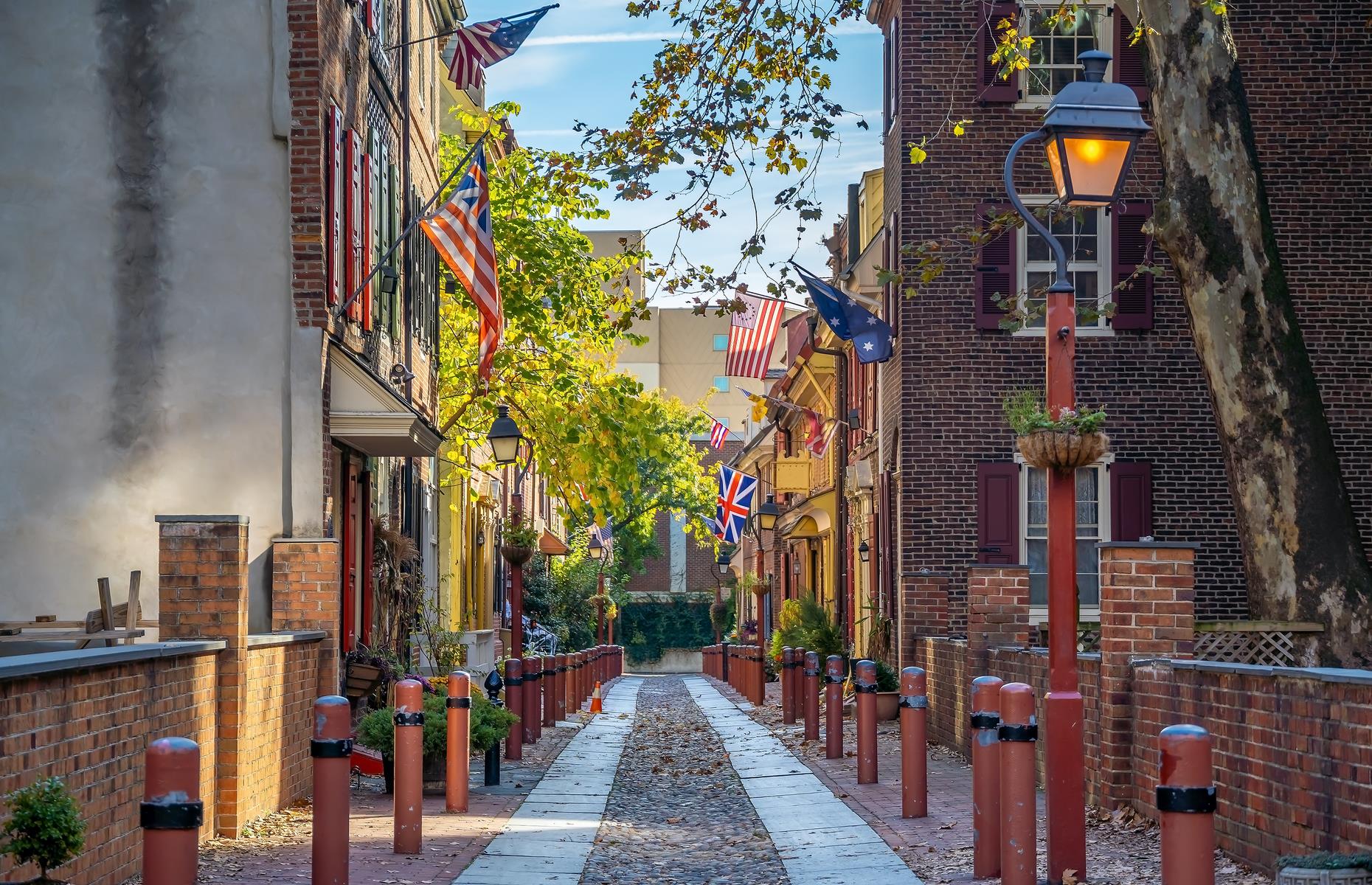 <p>Cobblestoned Elfreth’s Alley is America's oldest residential street. Once home to the fledgling city’s many merchants and artisans, most of these narrow shuttered houses remain privately owned. The Elfreth's Alley Museum gives a glimpse of what life was like for the street's working class residents. Spread across two houses built in 1755, the enchanting museum is currently offering limited guided tours – <a href="http://www.elfrethsalley.org">advance booking is necessary</a>. Take a look at more of <a href="https://www.loveexploring.com/galleries/89211/30-of-the-worlds-most-beautiful-and-historic-streets">the world's most beautiful and historic streets</a>.</p>