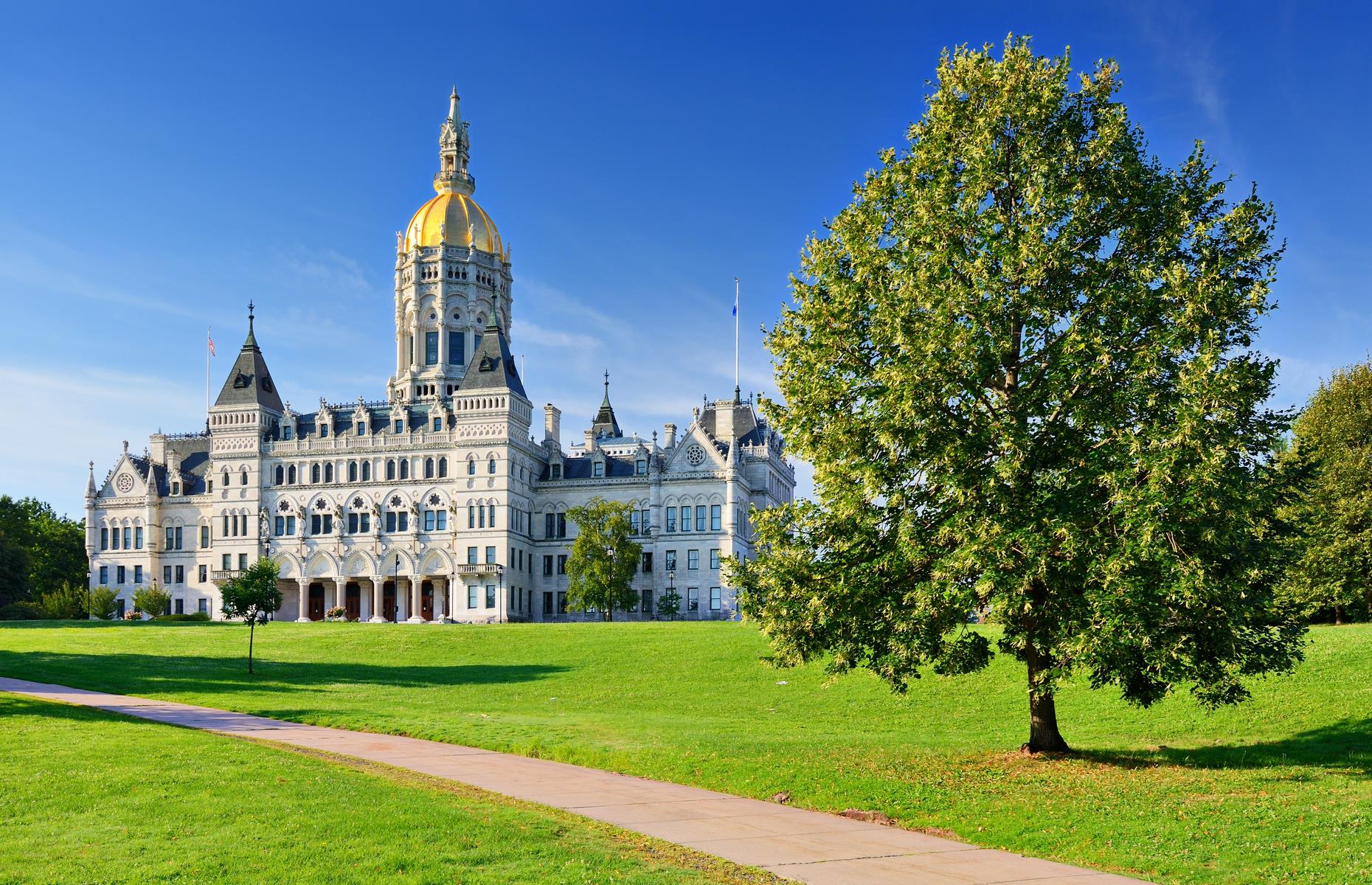 <p>Dating back to 1635, the state capital of Connecticut is a historic and cultural heavyweight. Key landmarks include the 18th-century <a href="https://www.cga.ct.gov/osh/">Old State House of Connecticut</a> and 19th-century golden-domed <a href="https://wp.cga.ct.gov/CapitolTours/">State Capitol</a>, which gleams in Bushnell Park (both are currently closed to visitors; check the websites for updates). The leafy public park is particularly picturesque in the fall. The Wadsworth Atheneum Museum of Art, America's first public art museum when it opened in 1842, wows with its priceless works of art. It's currently closed; <a href="https://www.thewadsworth.org/covid-19-response/">check the website</a> for updates.</p>