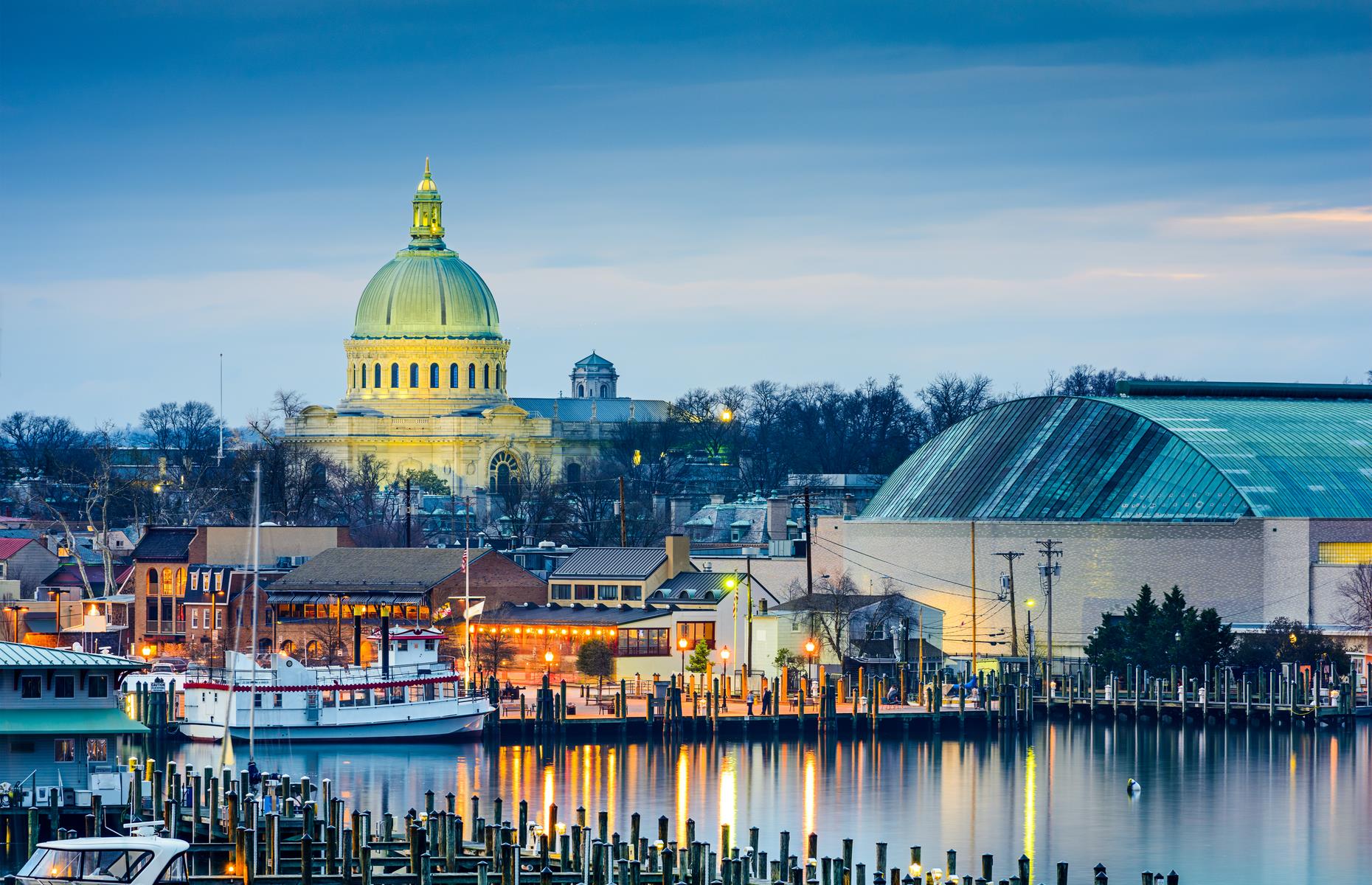 <p>The port city is a center of sailing and home to the United States Naval Academy, founded in 1845. The Annapolis Maritime Museum reveals the area’s rich maritime heritage including how oyster farming shaped the region’s historical and cultural heritage (it's currently closed for renovations; <a href="https://amaritime.org/">check the website</a> for updates). National Historic Landmark Thomas Point Shoal Lighthouse, a striking 1875 structure which still stands in the Chesapeake Bay, is another reminder of the how the estuary shaped the city's history <a href="https://uslhs.org/about/thomas-point-shoal-lighthouse/tours">(tours are canceled for 2020</a>).</p>