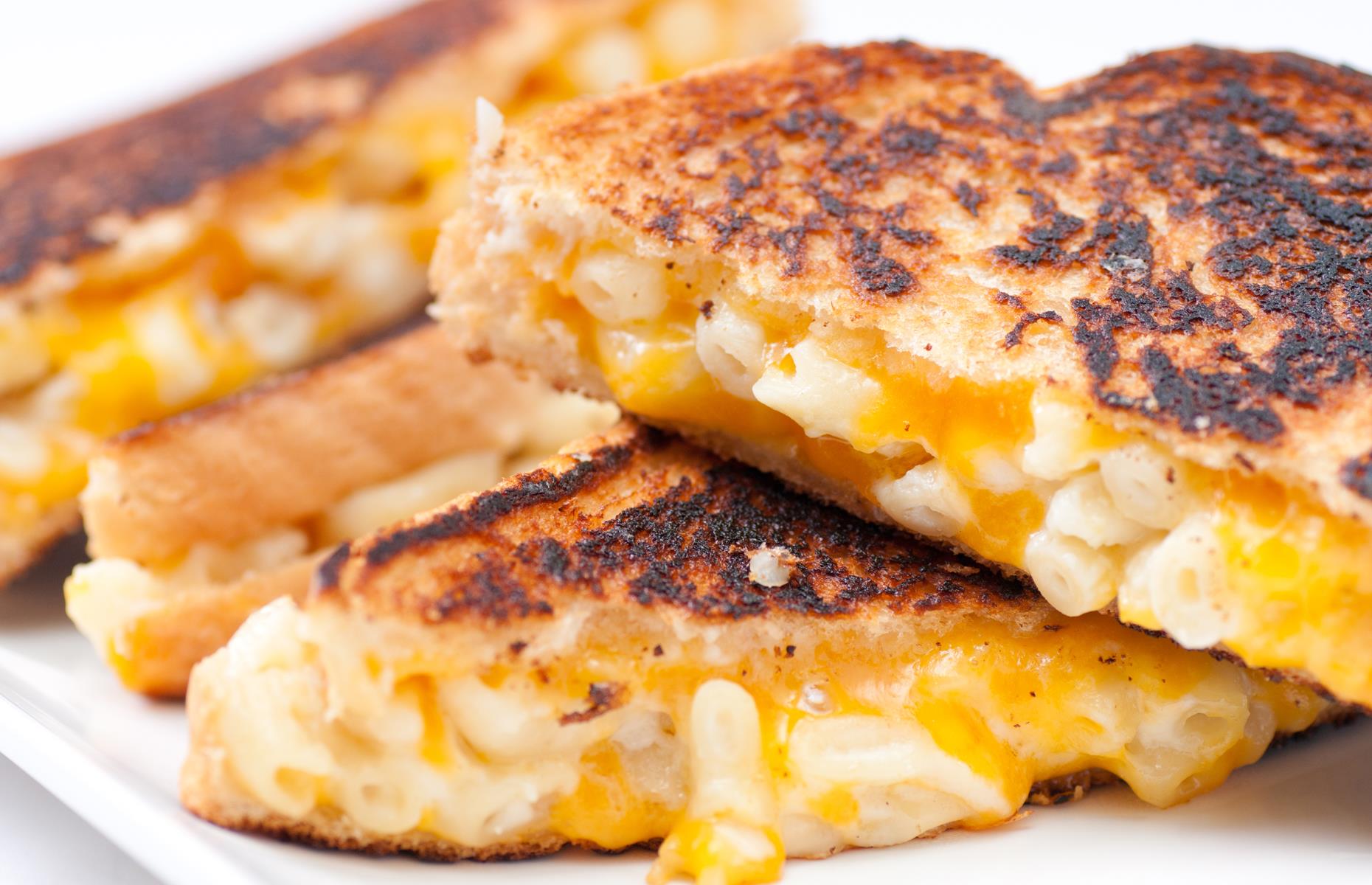 Double carb and put the mac 'n' cheese between two slices of bread. Either pan-fry or use a sandwich maker for a treat within a treat.