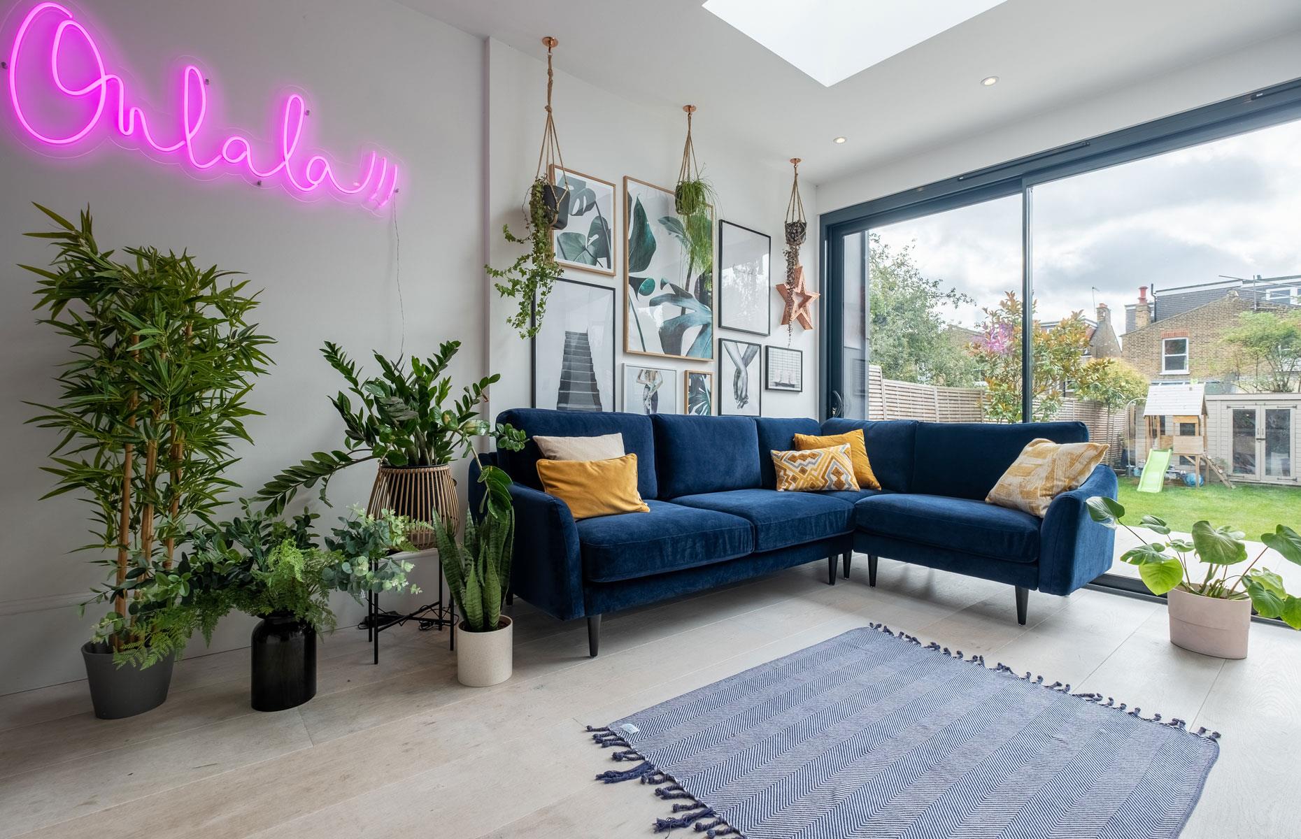 <p>Use wall art to visually divide open-plan areas into discreet zones. Gallery walls with family photographs will personalize your living areas, whereas neon wall lighting looks quirky and adds atmosphere to dining or home office areas.</p>