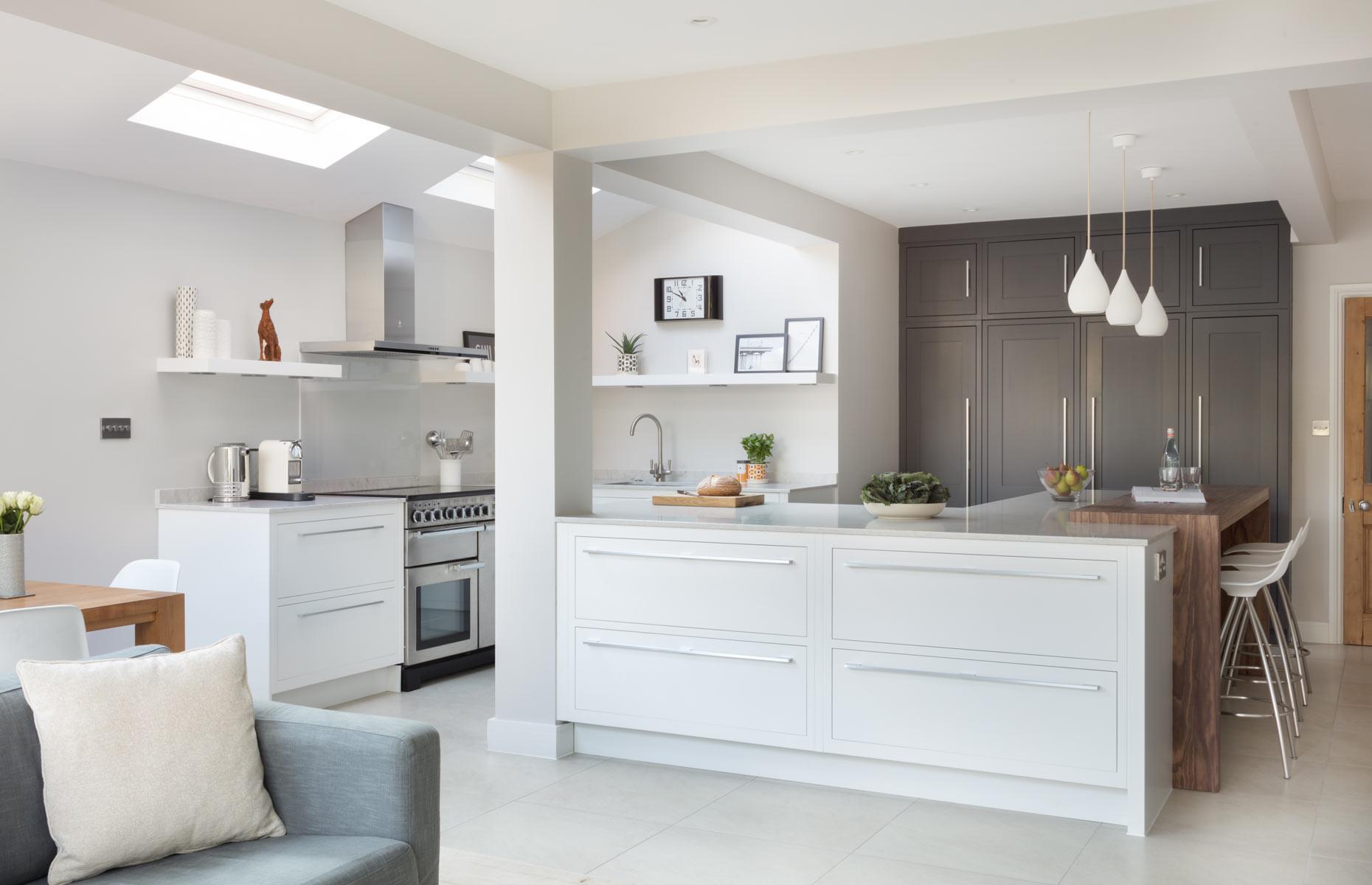 <p>A small expansion will enlarge an open-plan space to accommodate a kitchen-diner and living space in one. It's a popular route to open-plan living in older homes <span>–</span> if your home is dark, opt for a skylight in the ceiling to flood the space with light. </p>