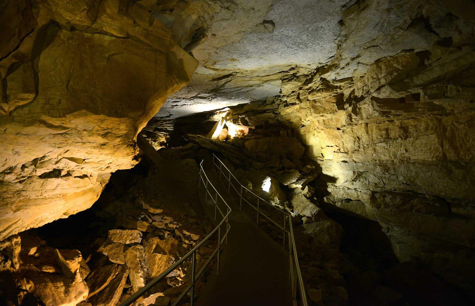 <p>It took nearly 15 painstaking years for workers to blast this 2,000-foot (610m) man-made cave out of solid rock. Created in the 1850s underneath the city of Lockport in New York, the chamber was designed to supply water from the Erie Canal to local industries. The underground boat ride has <a href="https://lockportcave.com/tour-schedules-pricing-covid/">currently been replaced</a> with a walking tour due to COVID-19 social distancing restrictions. Take a look at the <a href="https://www.loveexploring.com/galleries/74455/the-strangest-sights-in-the-usas-biggest-cities">strangest sights in America's biggest cities</a>.</p>
