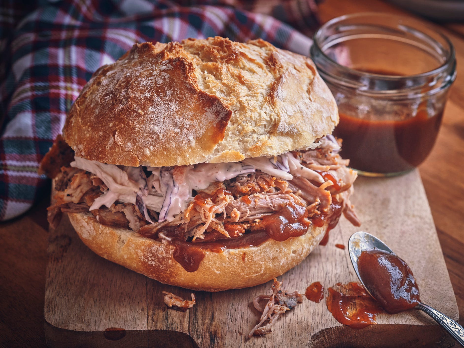 <p>Just like Hawaii, one of North Carolina's best sandwiches is pulled pork, but make sure to smother it in a tangy, vinegar-based BBQ sauce.</p>