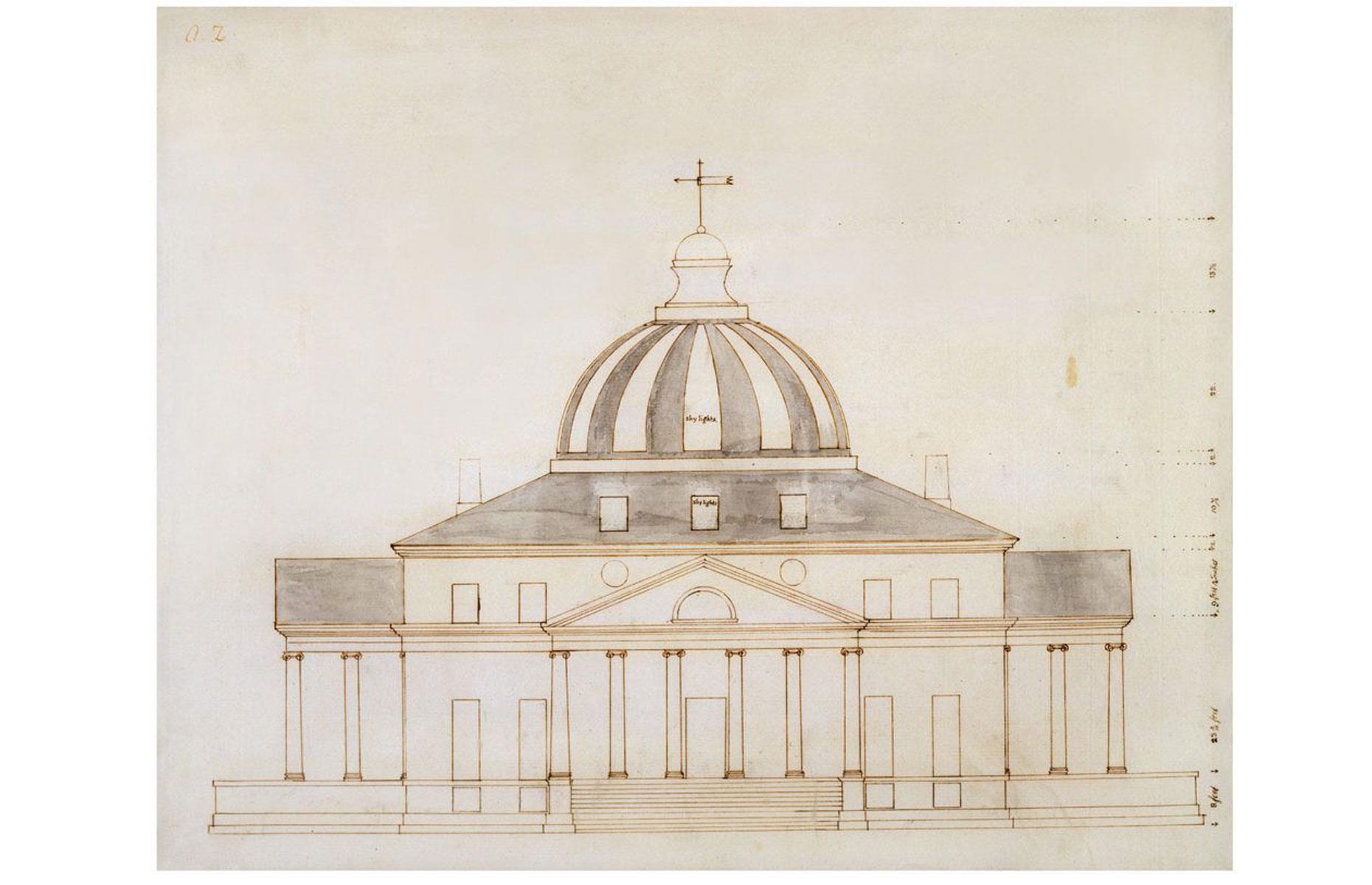 <p>The White House might very well have looked like this. The domed design, which is said to have been submitted anonymously by Jefferson via Virginia builder John Collins, was admired by Washington and nabbed second place in the competition.  </p>  <p><strong>Now read about the <a href="https://www.lovemoney.com/galleries/92147/megaprojects-that-changed-america-forever?page=1">megaprojects that changed America forever</a></strong></p>