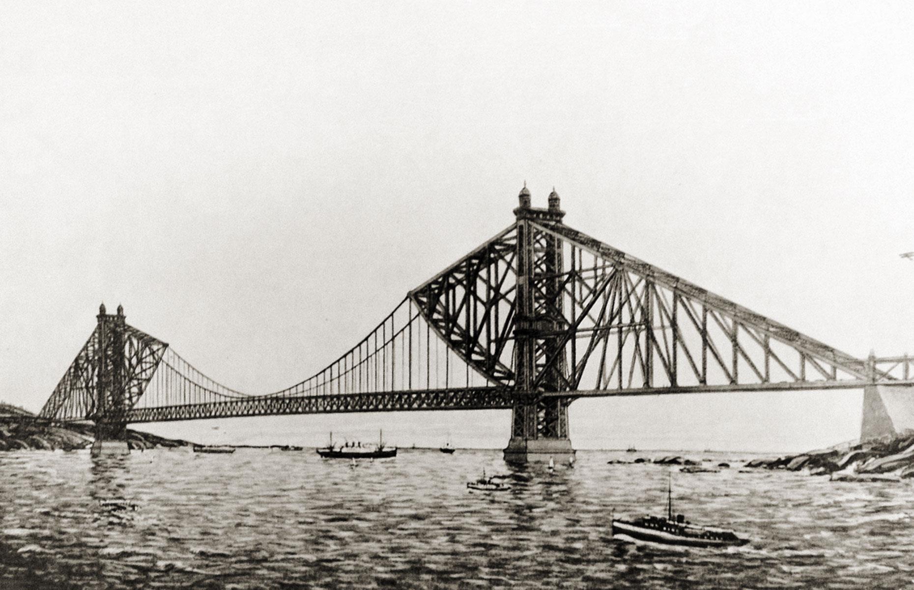 Strauss actually had a different design in mind before he went with the clean suspension bridge San Franciscans know and love today. The original plan was for a bizarre hybrid suspension and cantilever bridge that lacks the exquisite simplicity of Strauss' final design.