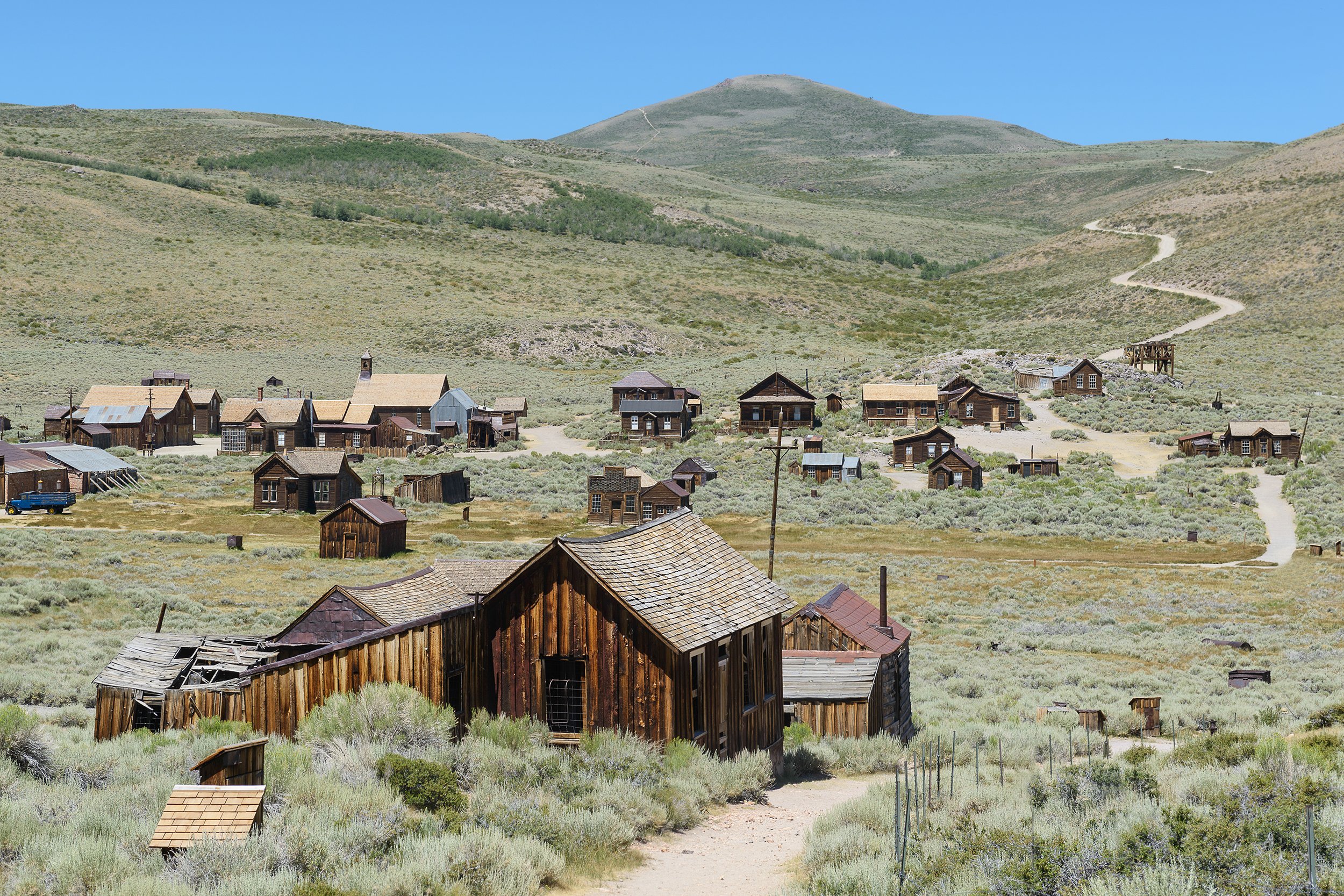 <p>For a glimpse into California's Gold Rush past, look no farther than the ghost town of Bodie east of the Sierra Nevadas, maintained as a historic park in a state of "arrested decay" with even building interiors still stocked with goods. One of the <a href="https://blog.cheapism.com/best-of-california-on-a-budget-15768/">Golden State's budget-travel gems</a>, the once-booming mining town <a href="http://www.parks.ca.gov/?page_id=509">costs only $8 to visit</a> and is accessible only by a 13-mile dirt road, with lodging available in nearby Bridgeport. The park's historic buildings, however, are currently closed.</p><p><b>For more great travel guides and vacation tips,</b> <a href="http://cheapism.us14.list-manage.com/subscribe?u=de966e79b38e1d833d5781074&id=c14db36dd0">please sign up for our free newsletters</a>.</p>