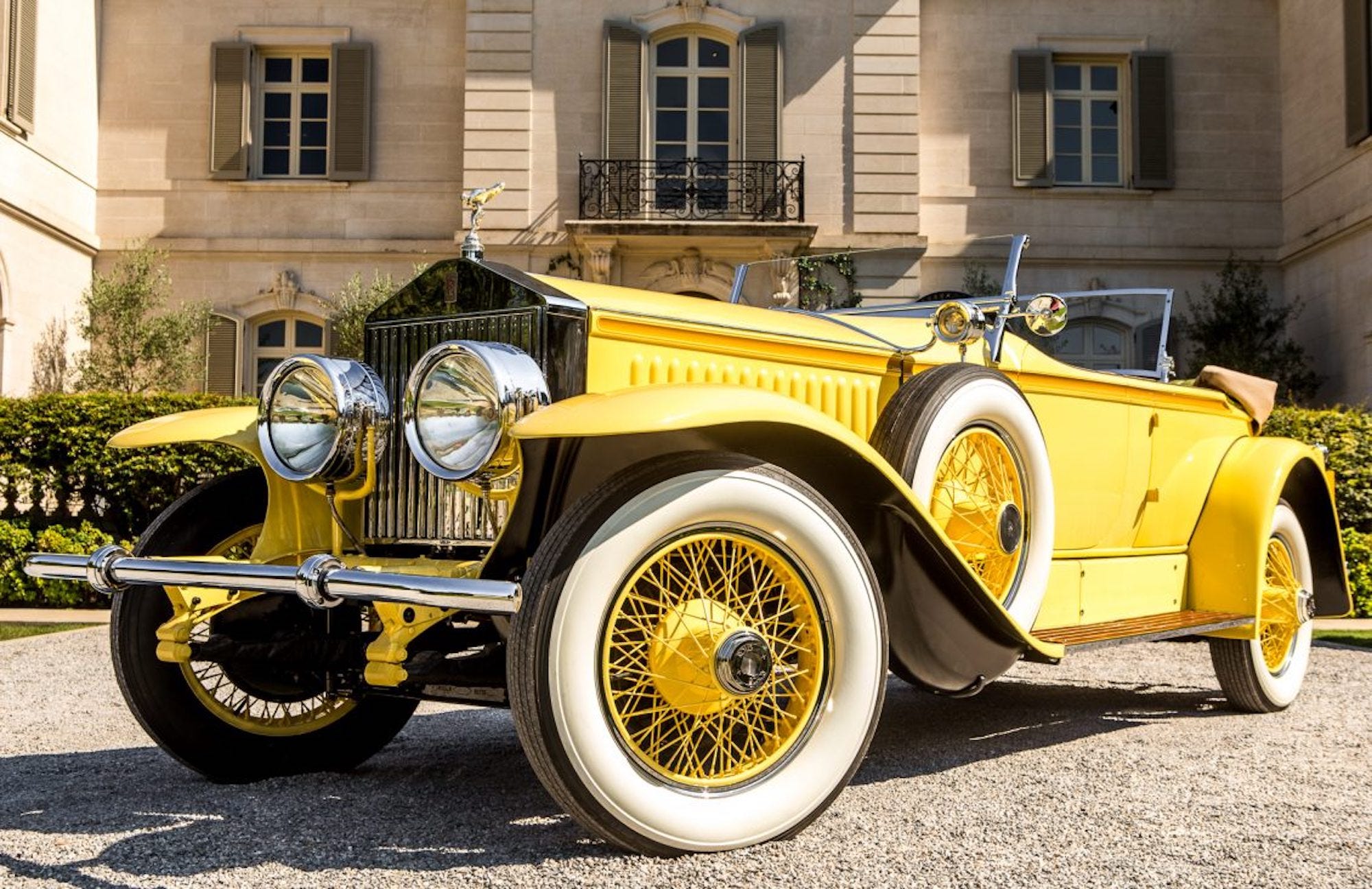 The yellow RollsRoyce driven by Robert Redford in �The