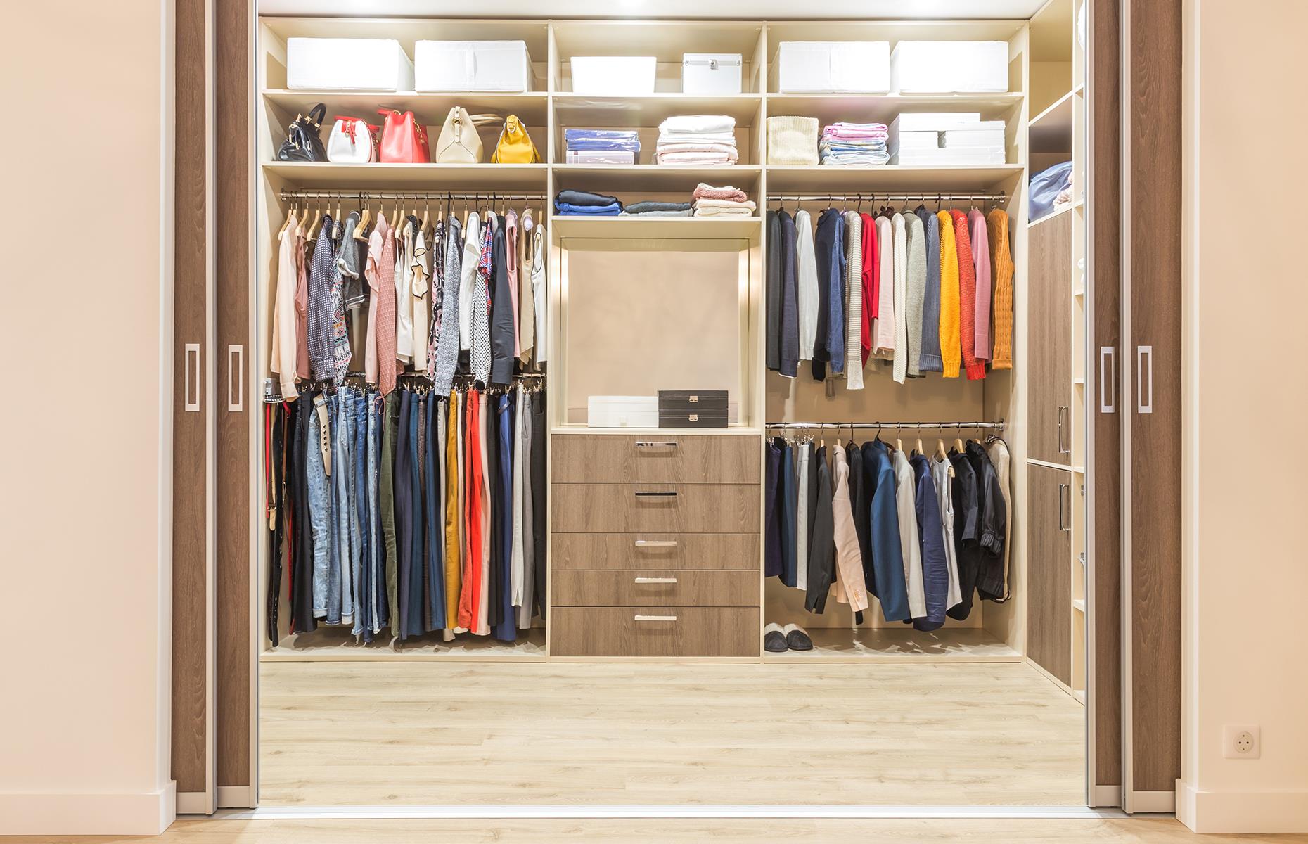 <p>Who doesn't dream of a <a href="https://www.loveproperty.com/gallerylist/69334/dream-walk-in-wardrobes?page=1">walk-in closet</a>? For many of us it's a goal for our one-day home, but if you have the space, a walk-in offers excellent storage options not just for clothes but handbags and shoes too. Plus, it's ideal for couples who get up at different times –there's no need to disturb your sleeping partner as you fumble about at 6am for your favorite jacket. </p>