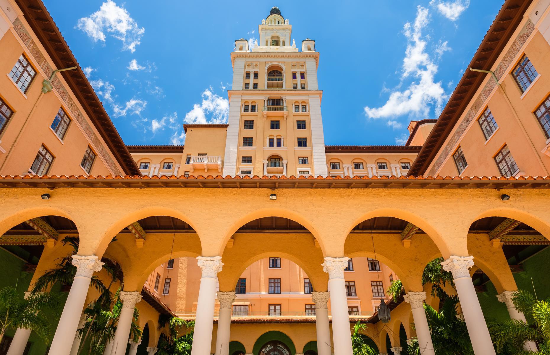 <p>Coral Gables, a suburb of Miami, has long attracted the rich and famous and <a href="https://www.booking.com/hotel/us/biltmore.en-gb.html">The Biltmore</a>, opened in 1926, is no exception, having hosted Judy Garland and the Roosevelts. The five-star hotel had to close its doors during the Second World War so it could be used as a military hospital until 1968. When it reopened as a hotel once more in the late 1980s, guests started to speak of ghosts of the soldiers who died within its walls. These sightings are also accompanied by other apparitions, including that of Fatty Walsh – a New York mobster who was shot here in 1929.</p>