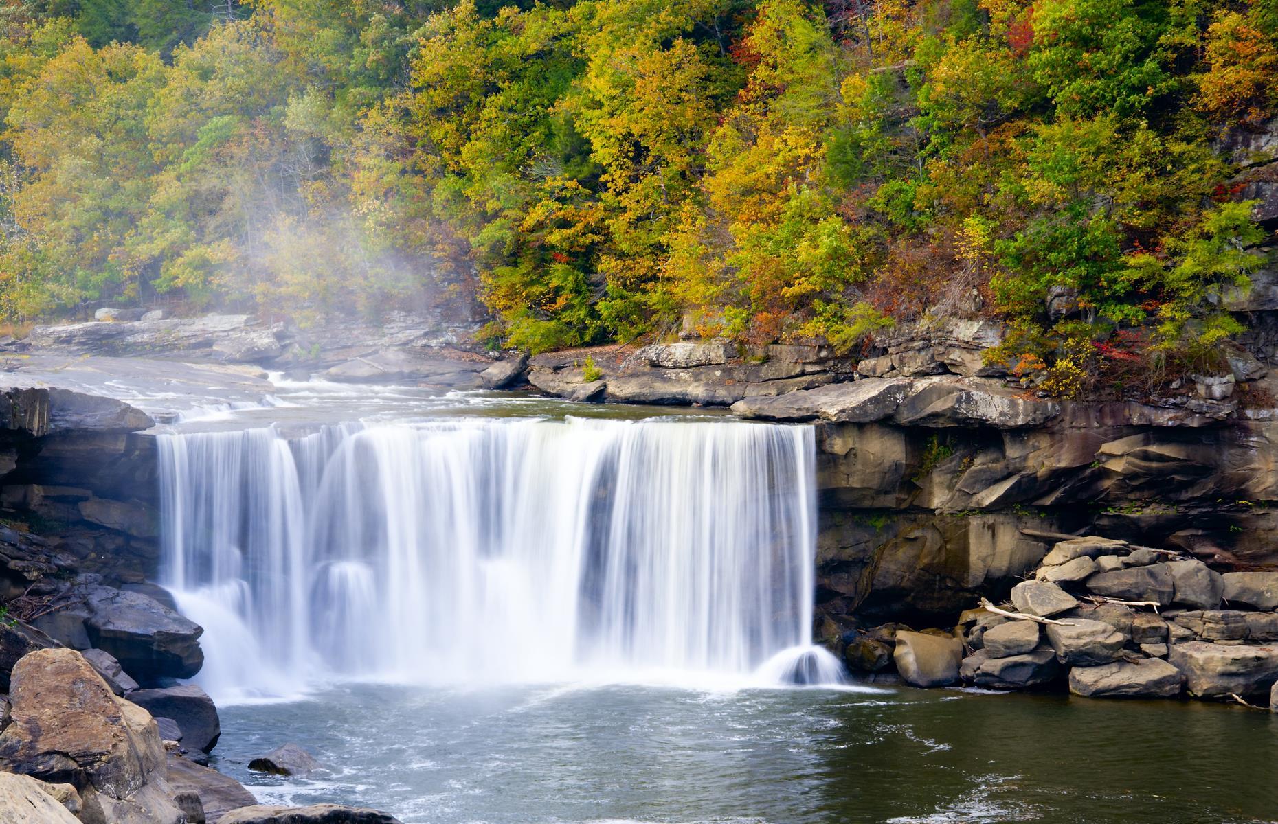 <p>Full moon nights are extra-special at this <a href="https://parks.ky.gov/corbin/parks/resort/cumberland-falls-state-resort-park">Kentucky state park</a>. When skies are clear, a moonbow (lunar rainbow) emerges from the base of Cumberland Falls, the largest waterfall in the state. And it’s pretty glorious on other nights (and days) too. The 125-foot (38m), broad cascade empties into a gorge scattered with boulders and there are opportunities for rafting, canoeing or just bobbing about in the water. Ridgeline is open with <a href="https://parks.ky.gov/covid-19-information">some restrictions</a>. Take a look at <a href="https://www.loveexploring.com/galleries/67035/the-strangest-weather-phenomena-in-the-world-and-where-to-see-them">photos of more strange weather phenomenon here</a>.</p>